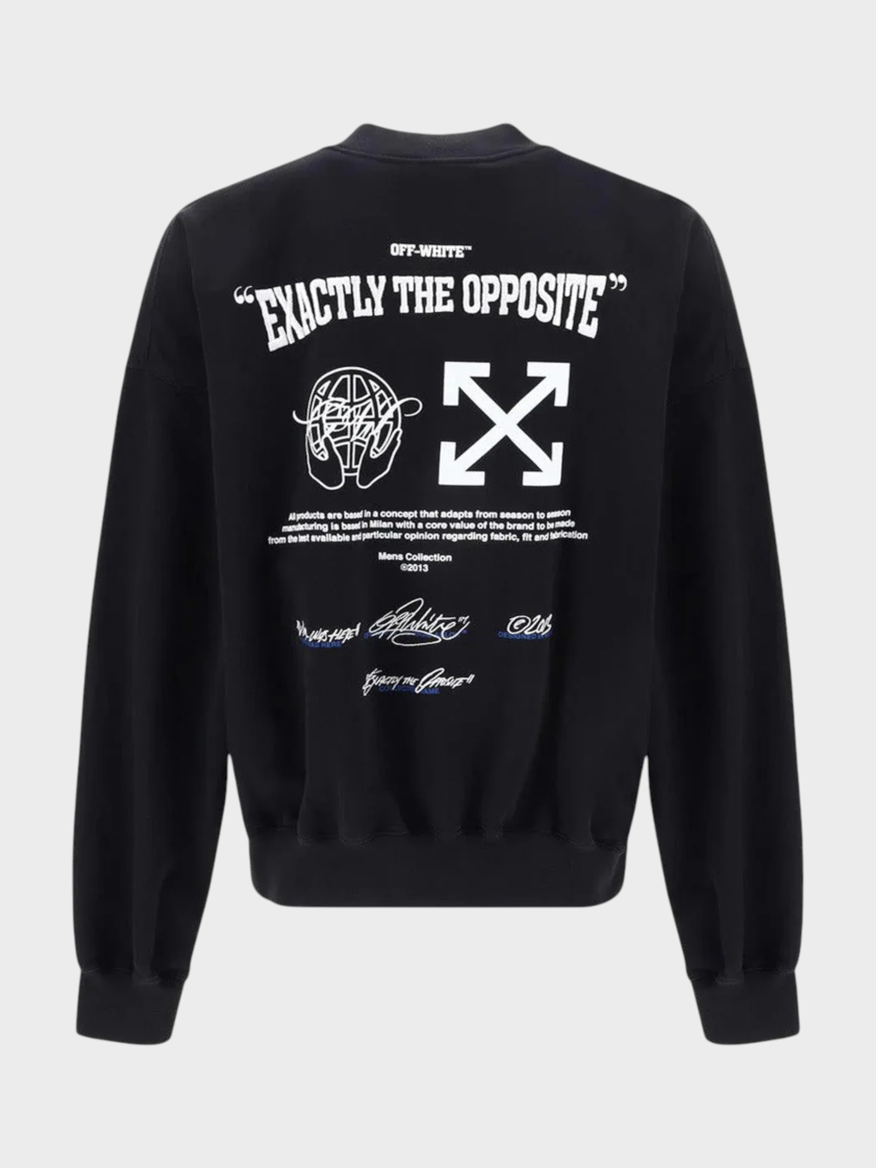 Off-White Exact Opp Boxy Crewneck Black