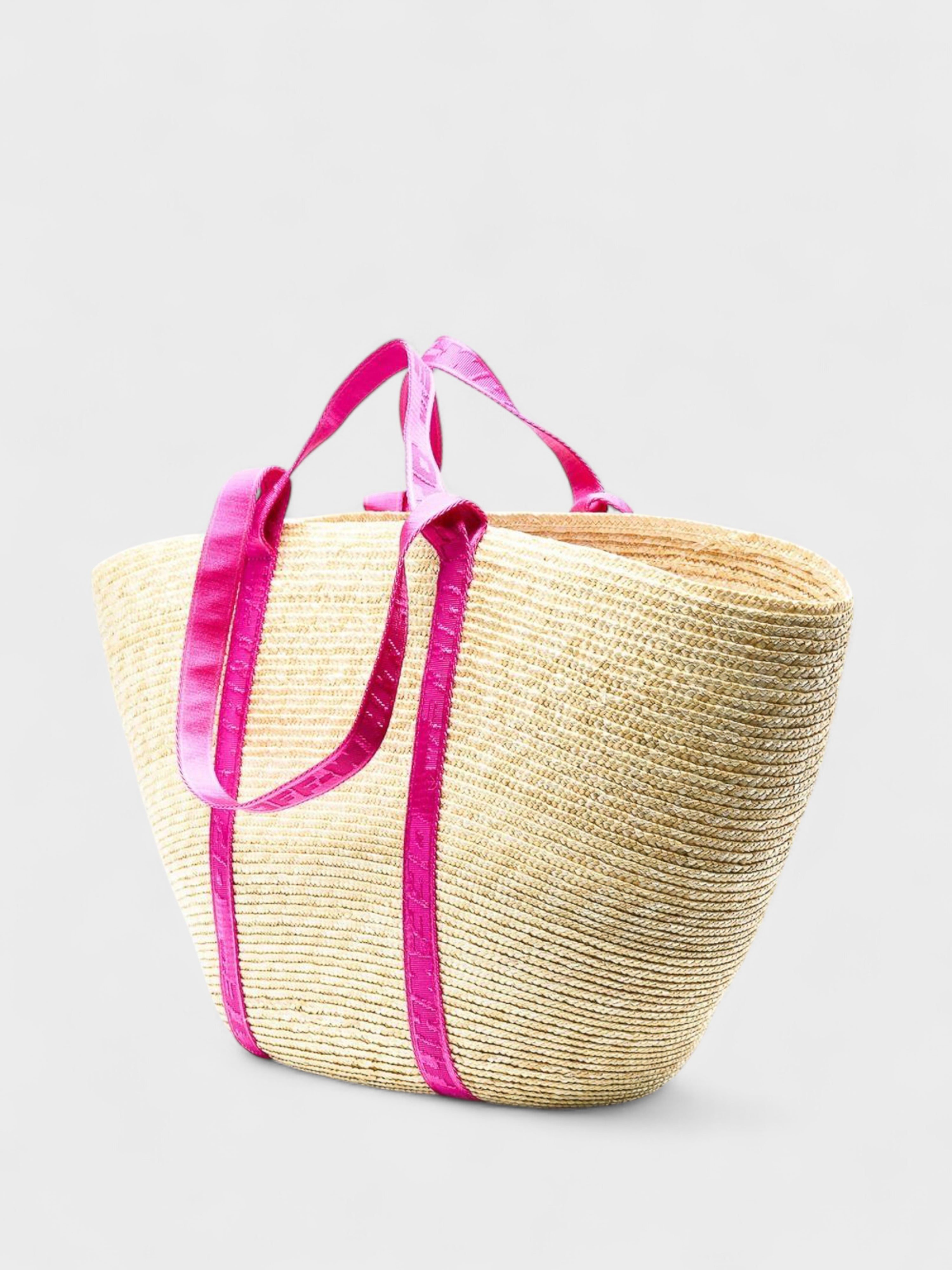 Off-White Commercial Tote 45 Paglia Beige