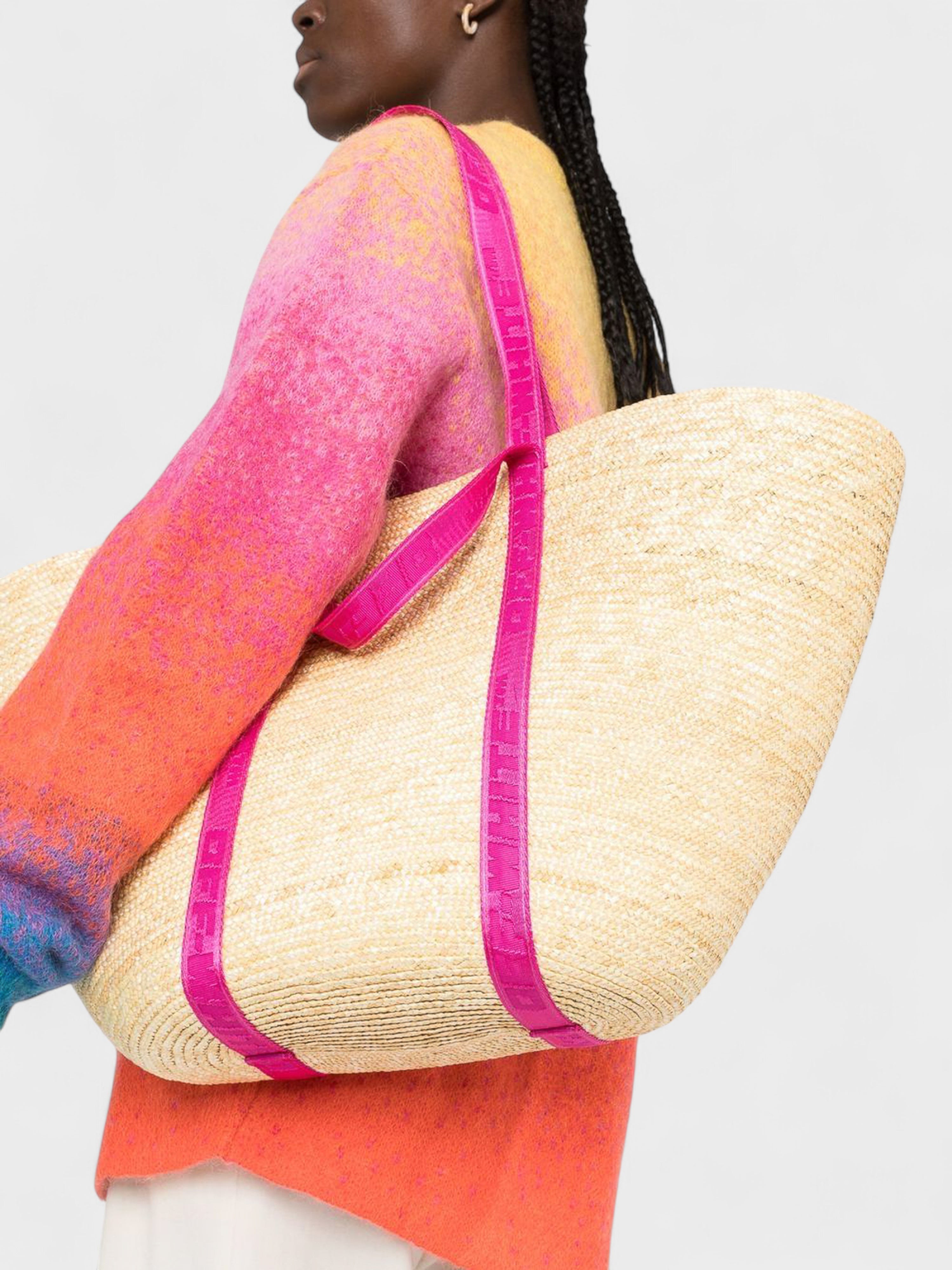 Off-White Commercial Tote 45 Paglia Beige