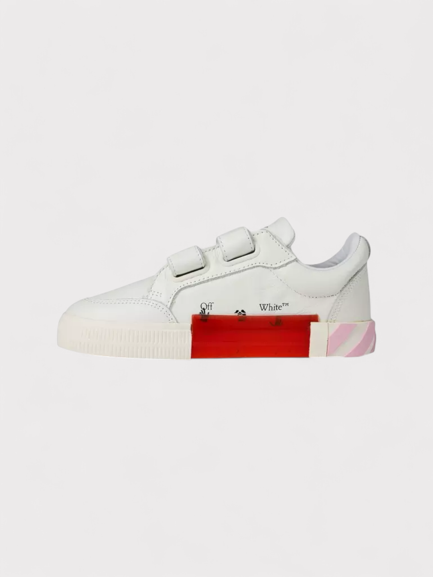 Off-White Vulcanised White Pink Sneakers Kids