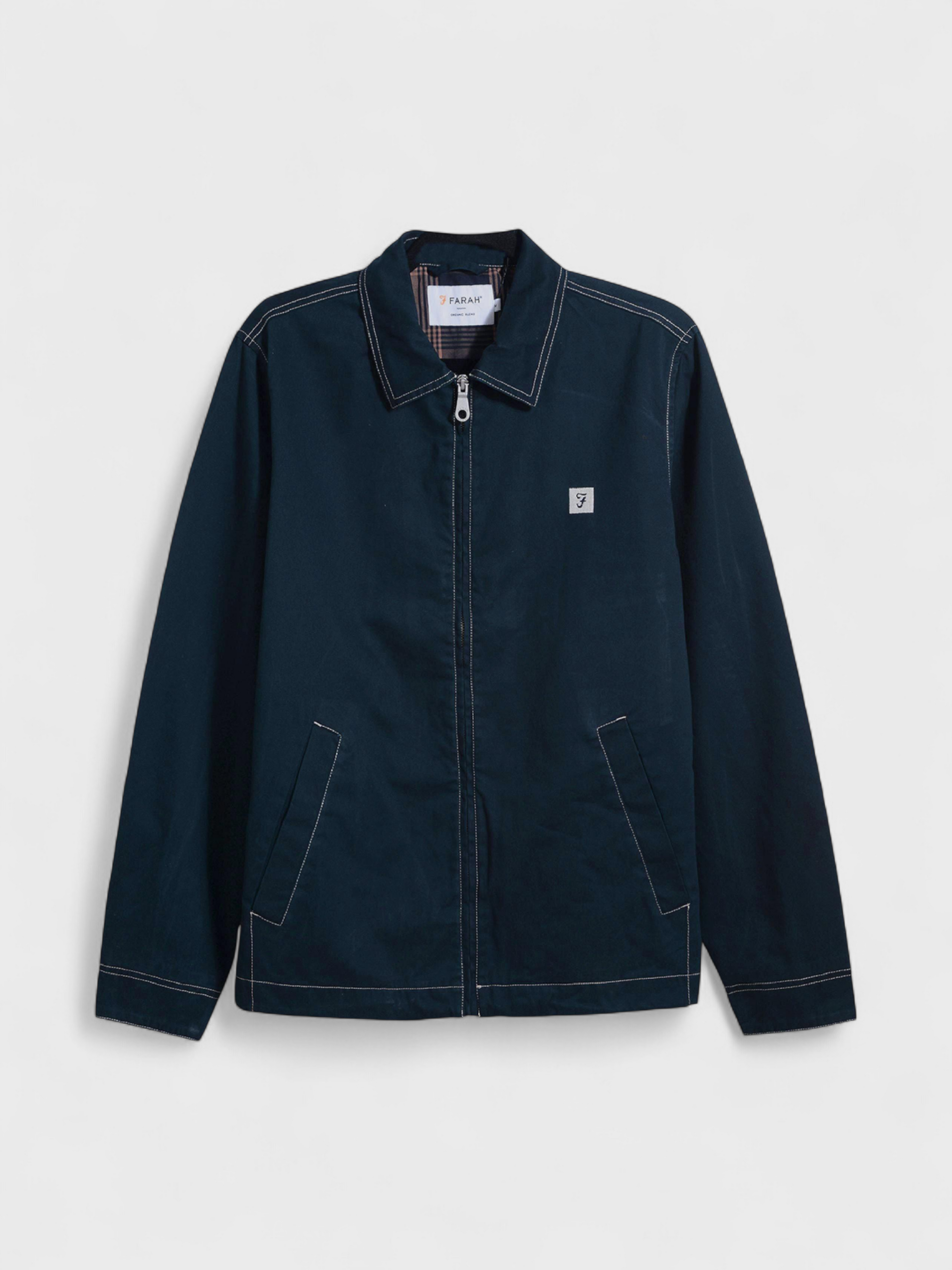 Farah Island Coach Jacket True Navy