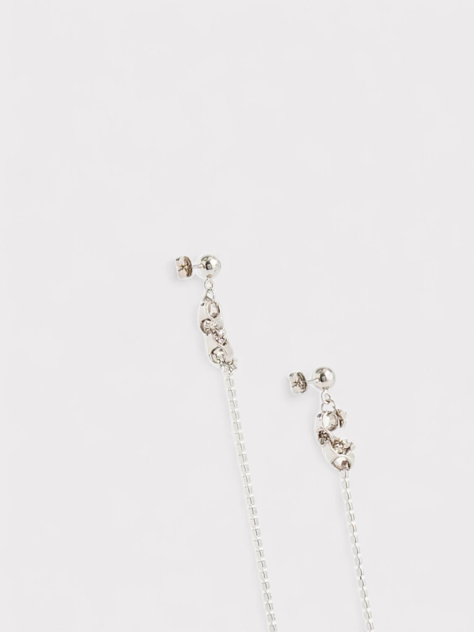 Justine Clenquet Mia Palladium-Plated Brass Earrings