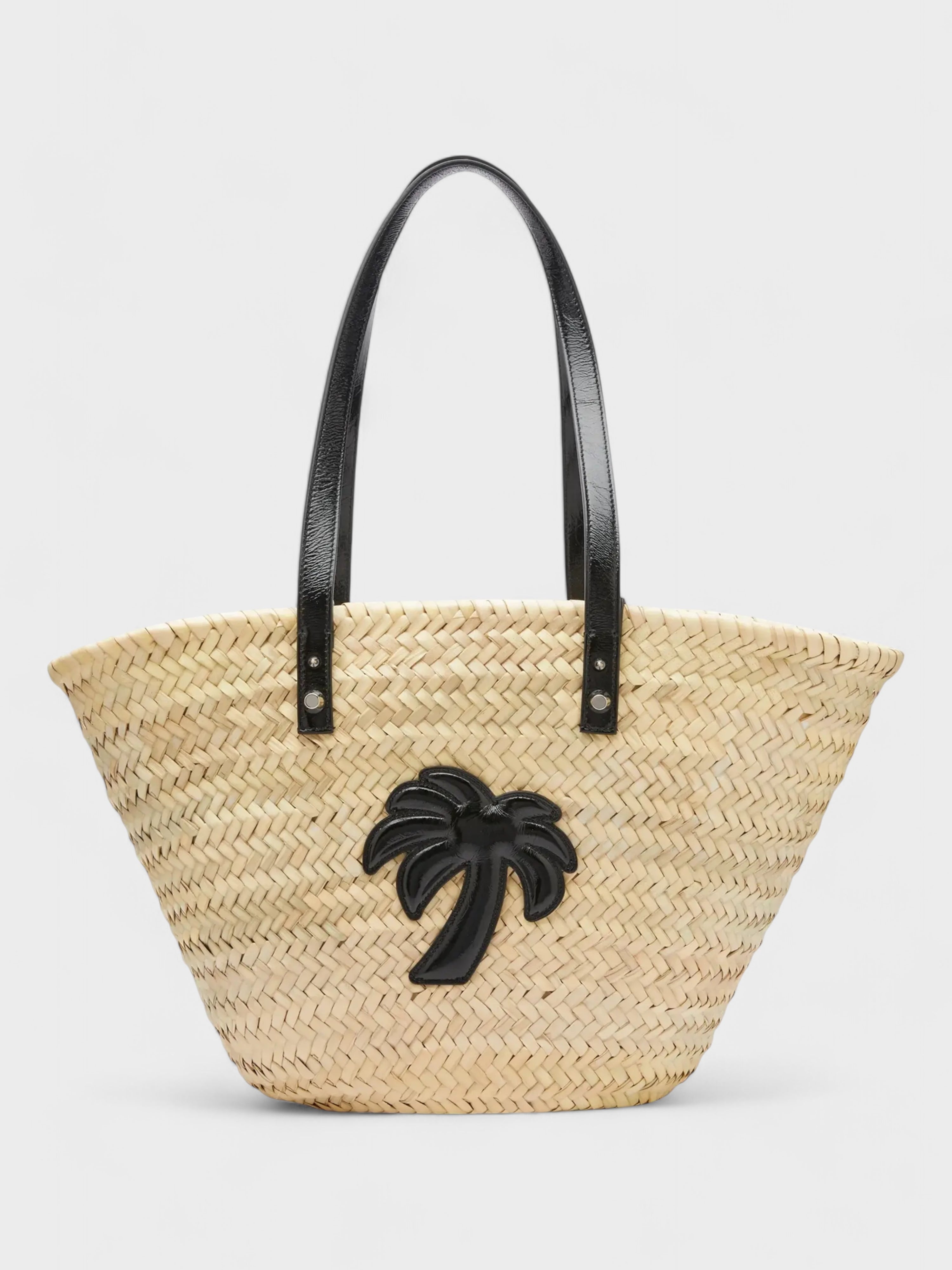 Palm Angels Raffia Tote Bag Biege