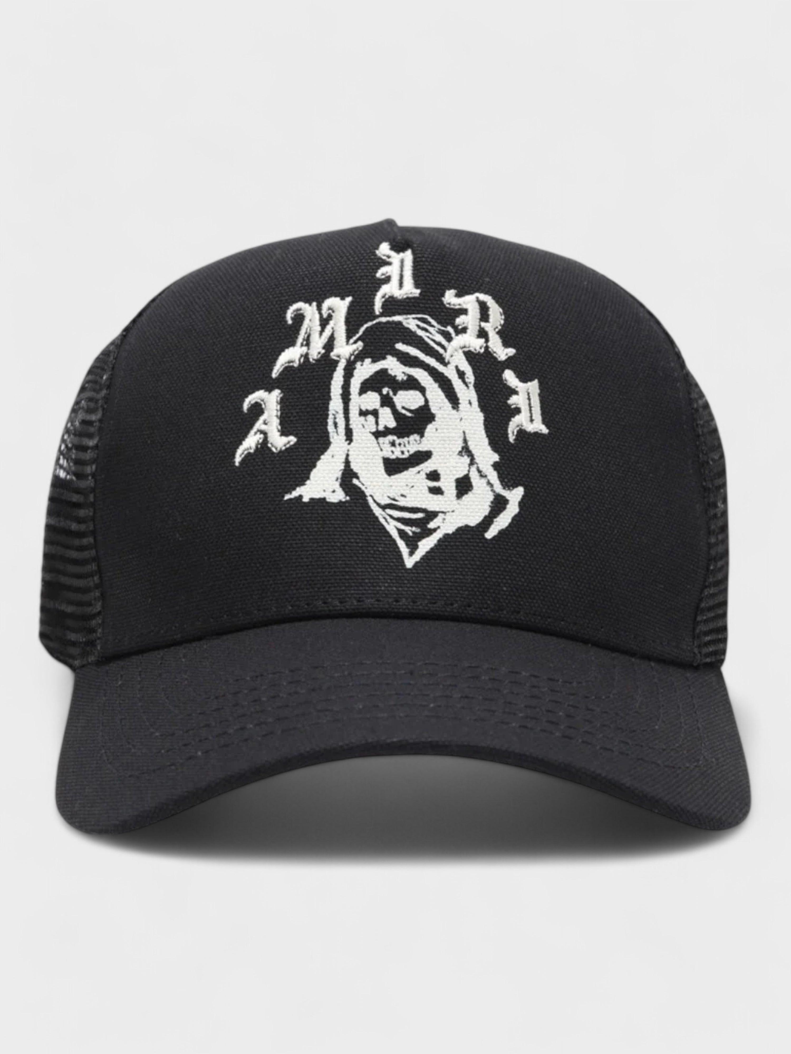 Amiri Reaper Trucker Hat Black/White