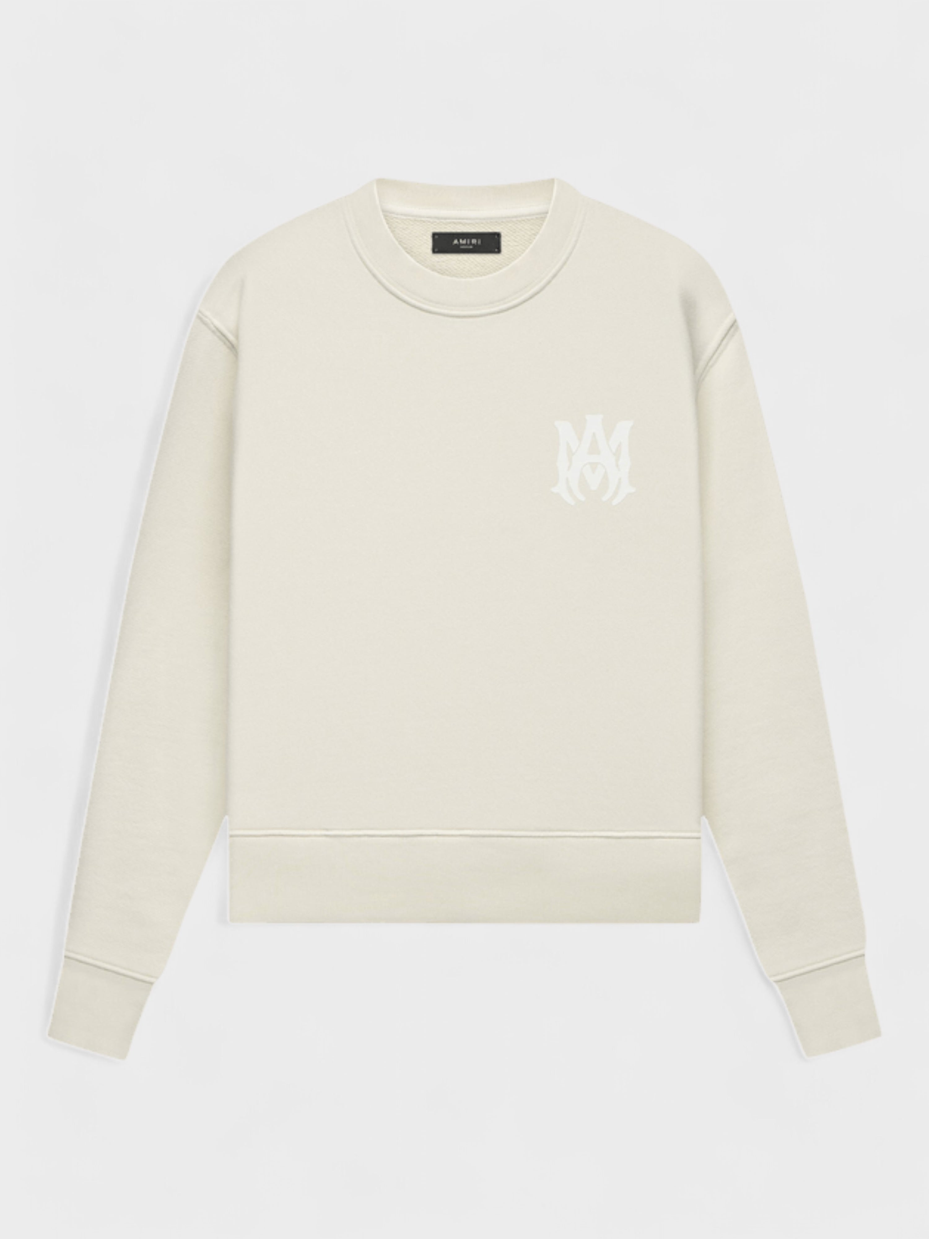 Amiri MA Core Logo Alabaster Crewneck