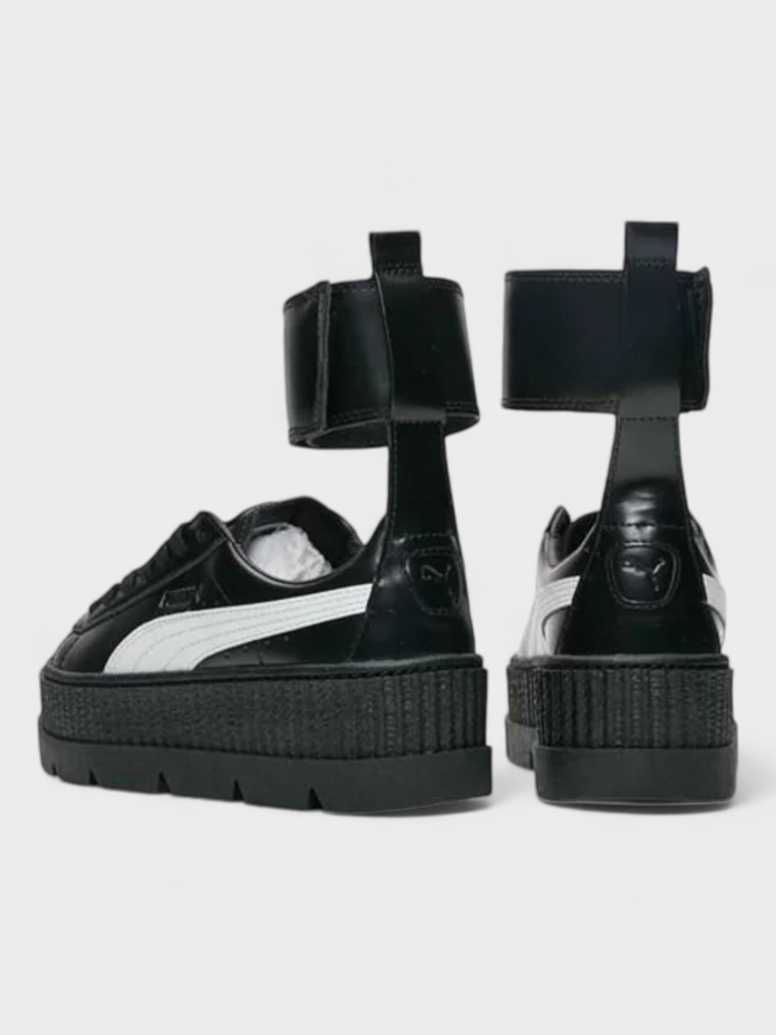 Puma Ankle Strap Rihanna Fenty Black White (Women's)