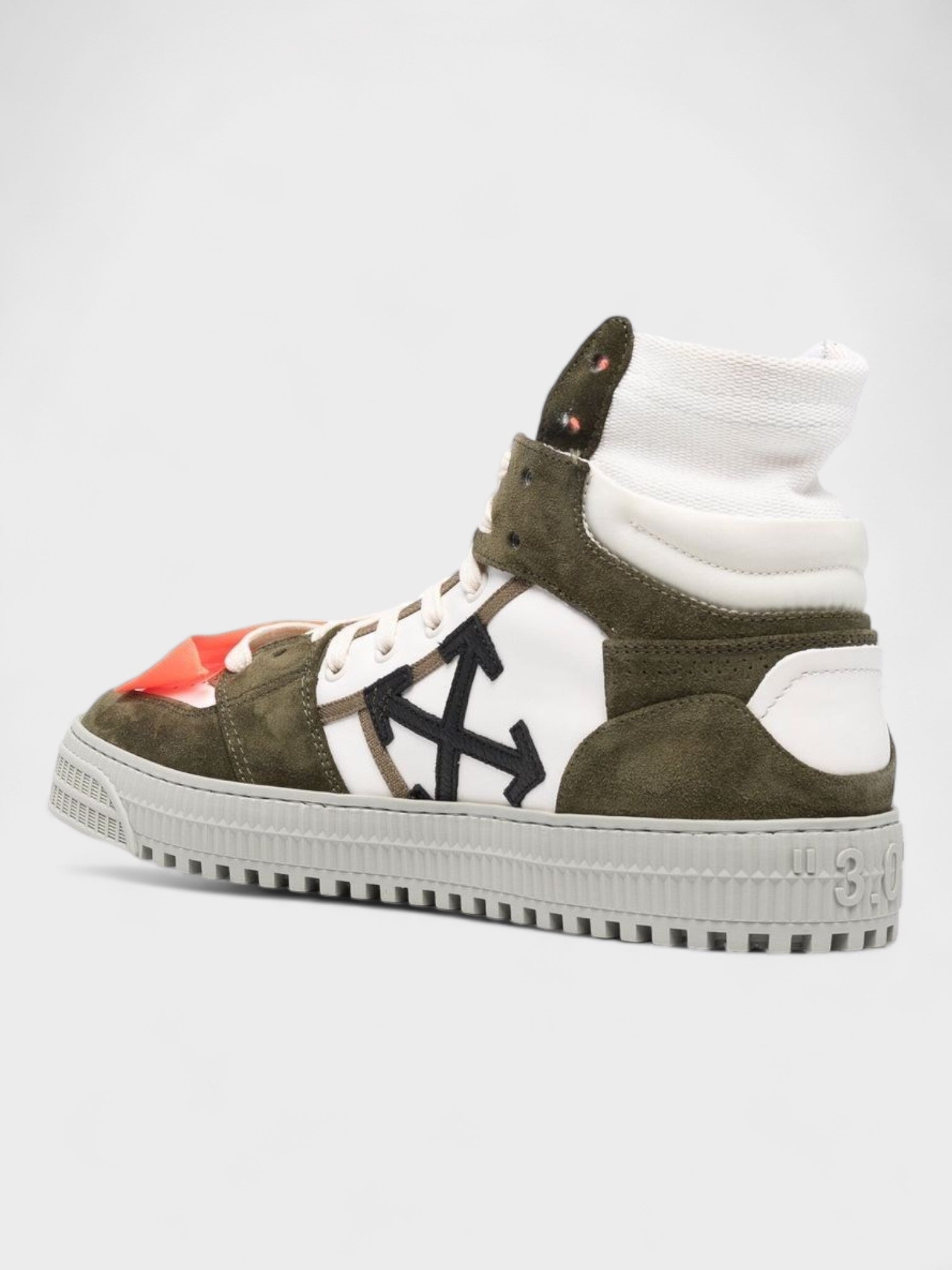 Off-White Off Court 3.0 High-Top Sneakers Khaki Green