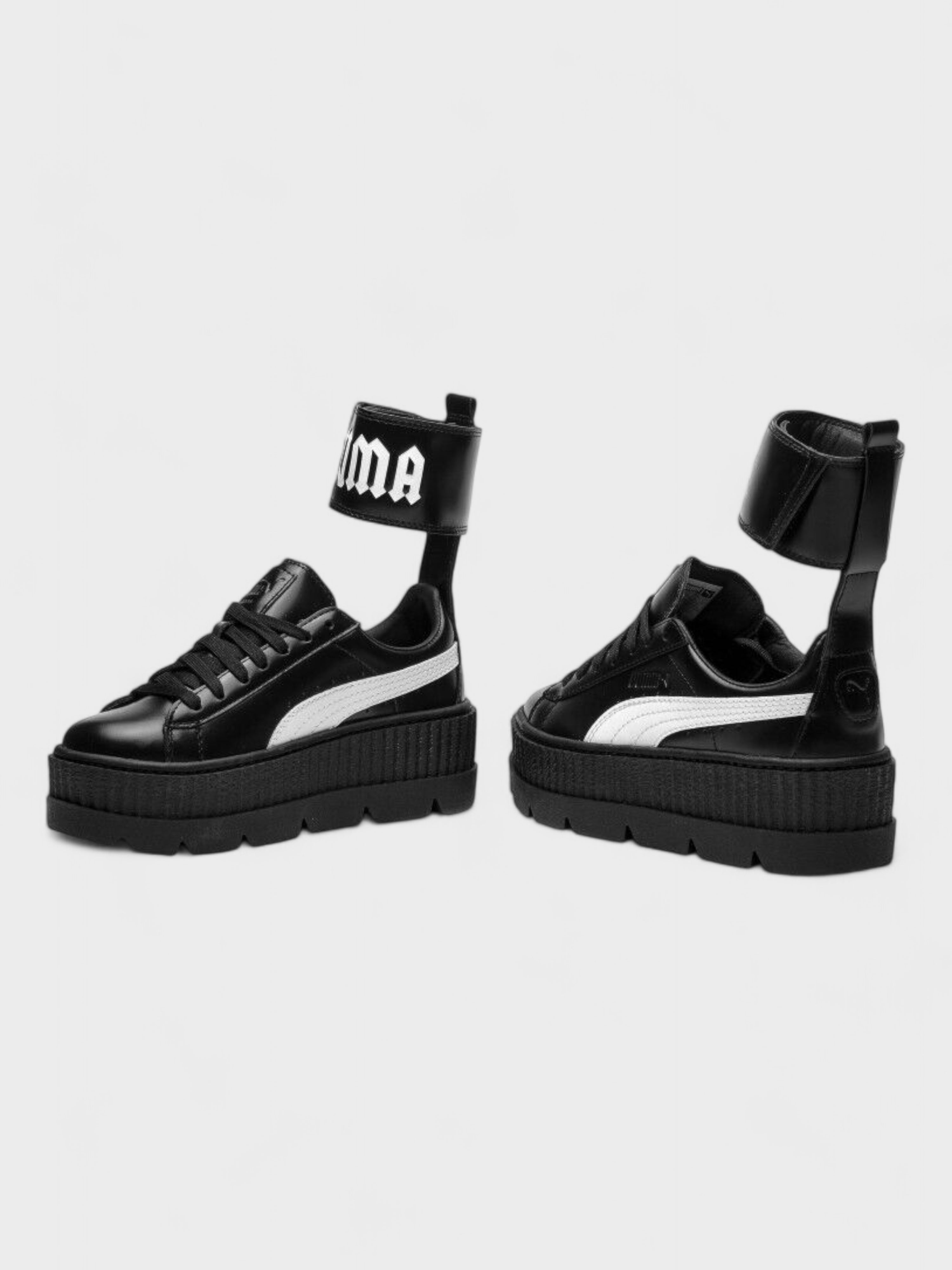 Puma Ankle Strap Rihanna Fenty Black White (Women's)