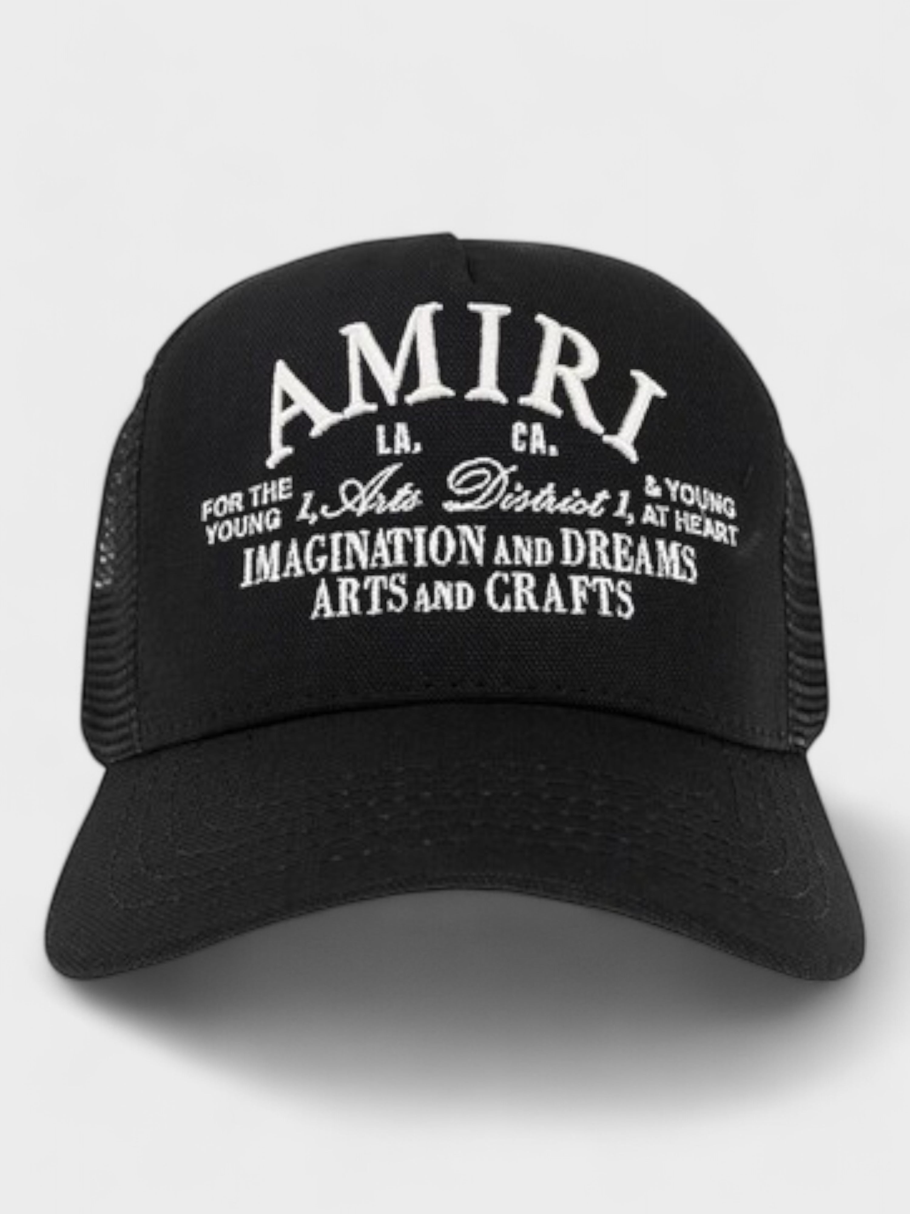 Amiri Varsity Trucker Cap Black