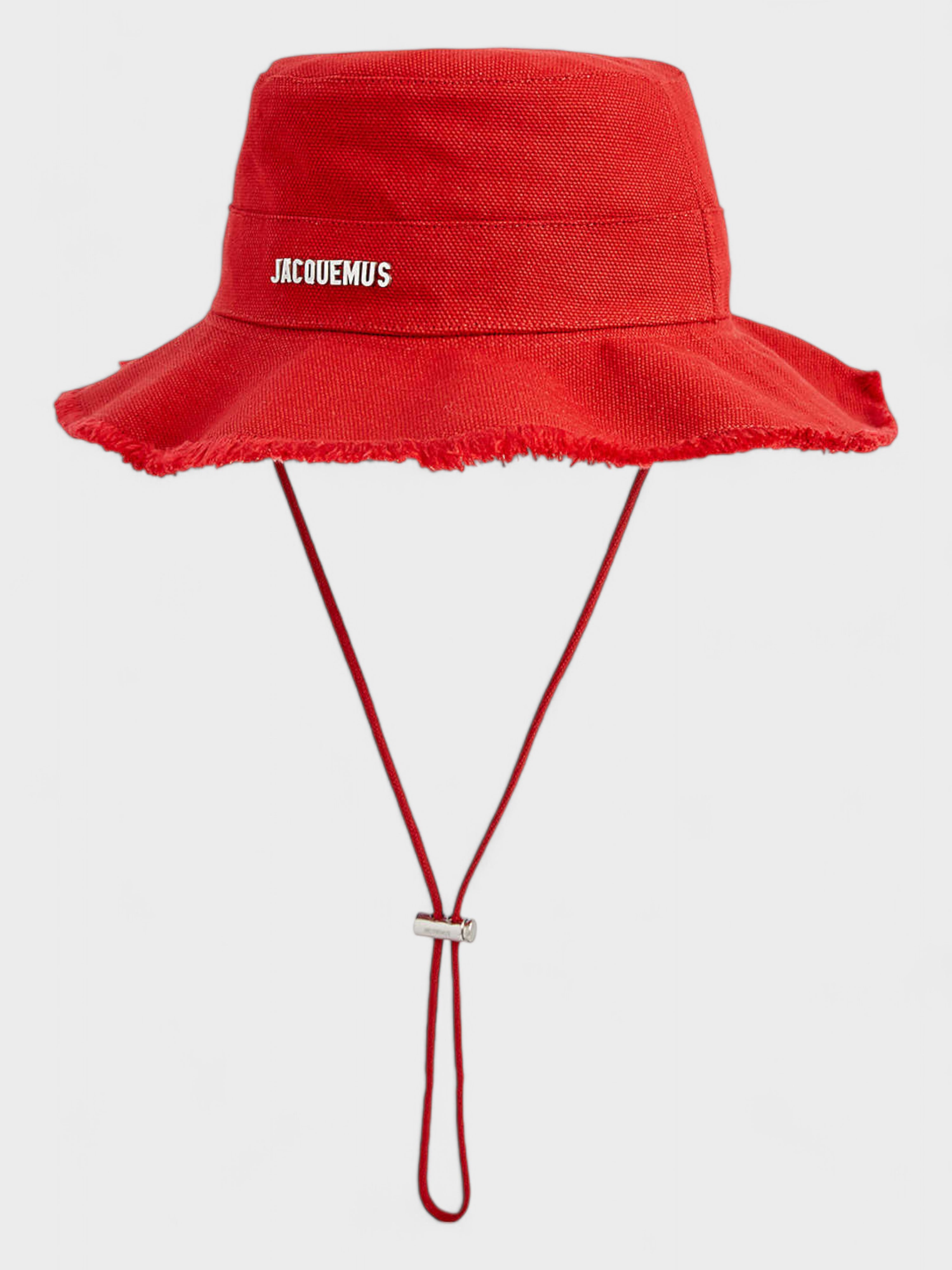 JACQUEMUS Le Bob Artichaut Cotton Bucket Hat Red