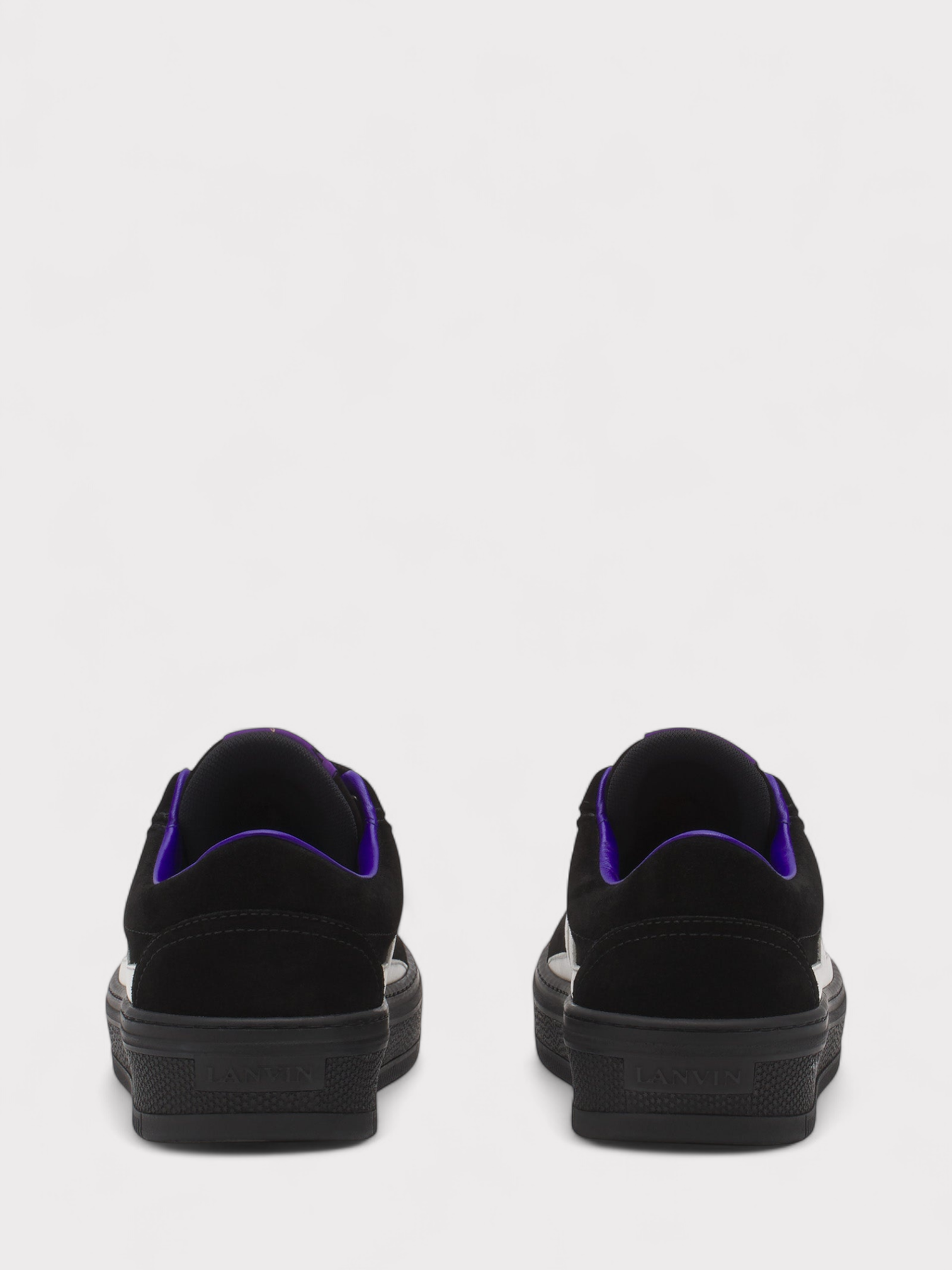 Lanvin X Future For Men Black Leather Cash Sneakers