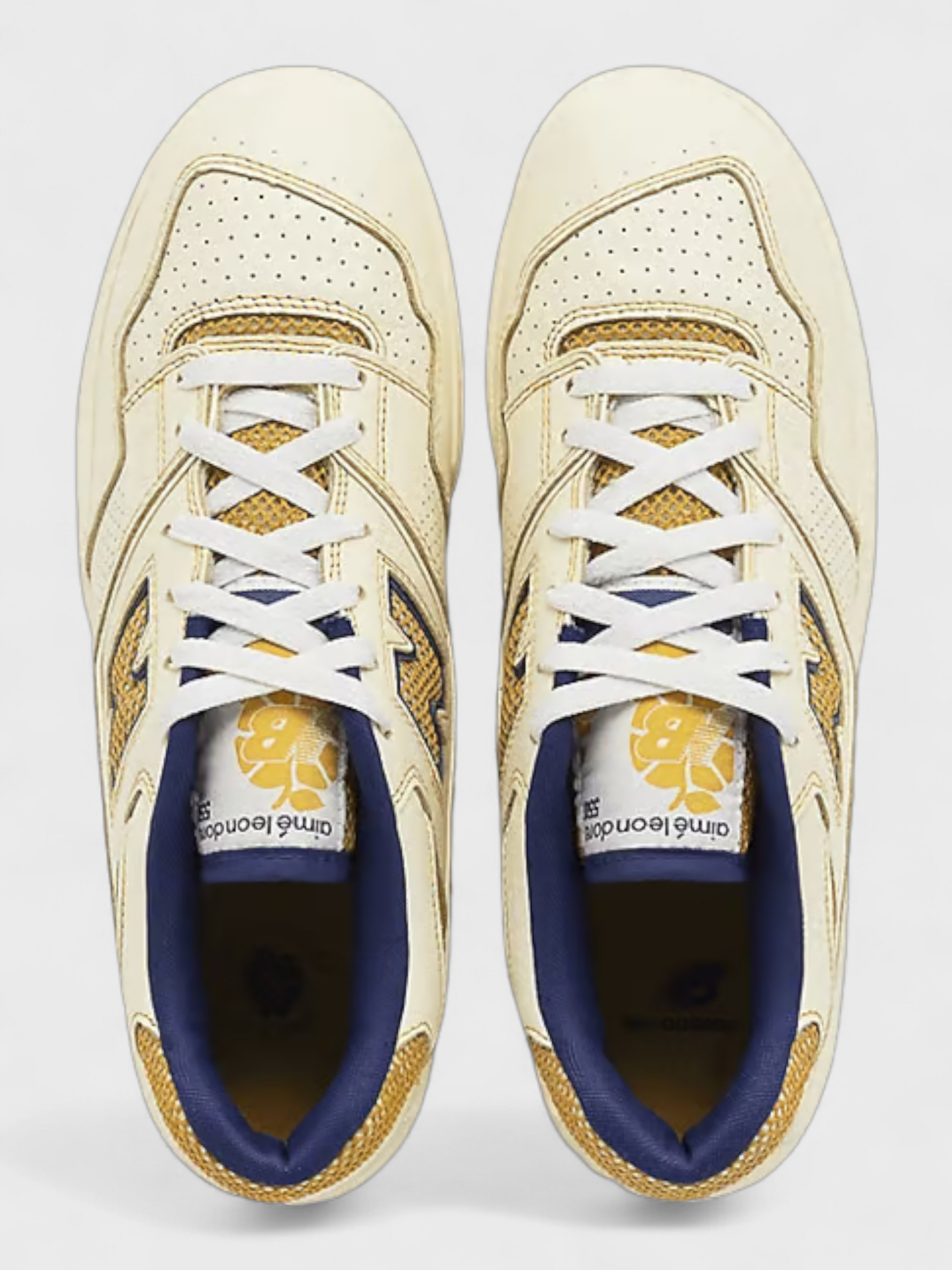Aimé Leon Dore New Balance 550 Basketball Oxfords Yellow