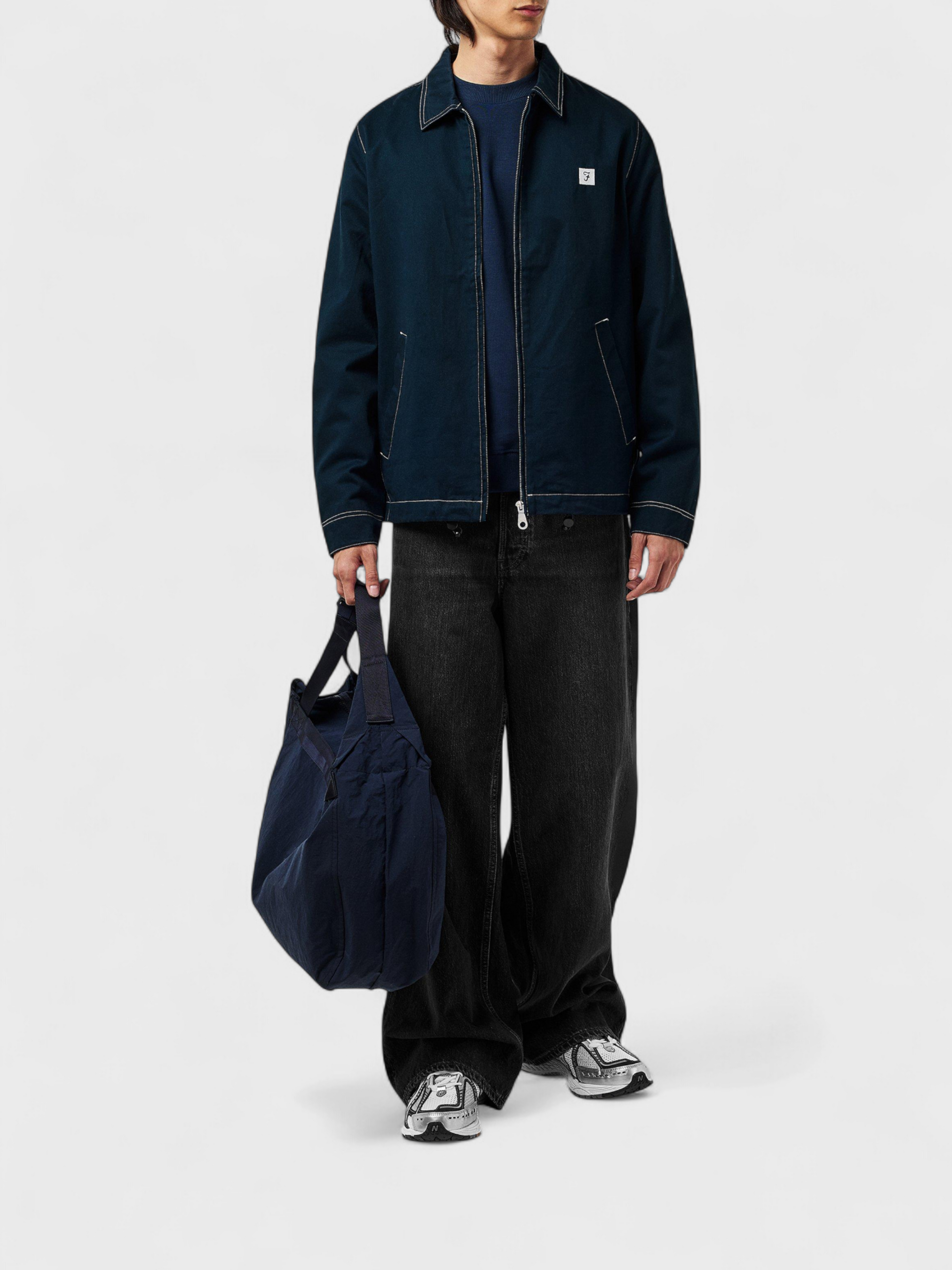 Farah Island Coach Jacket True Navy