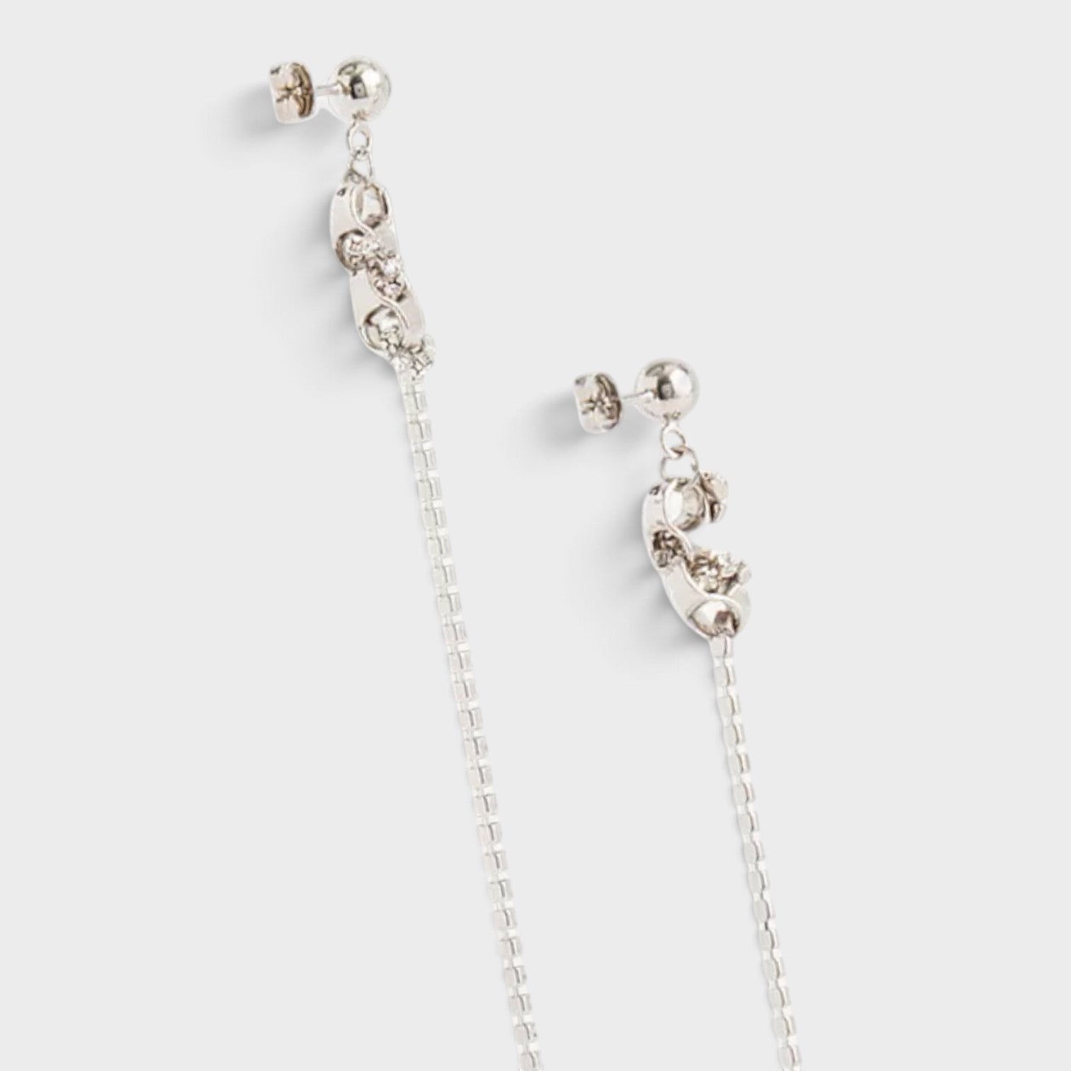 Mia Palladium-Plated Brass Earrings | Justine Clenquet