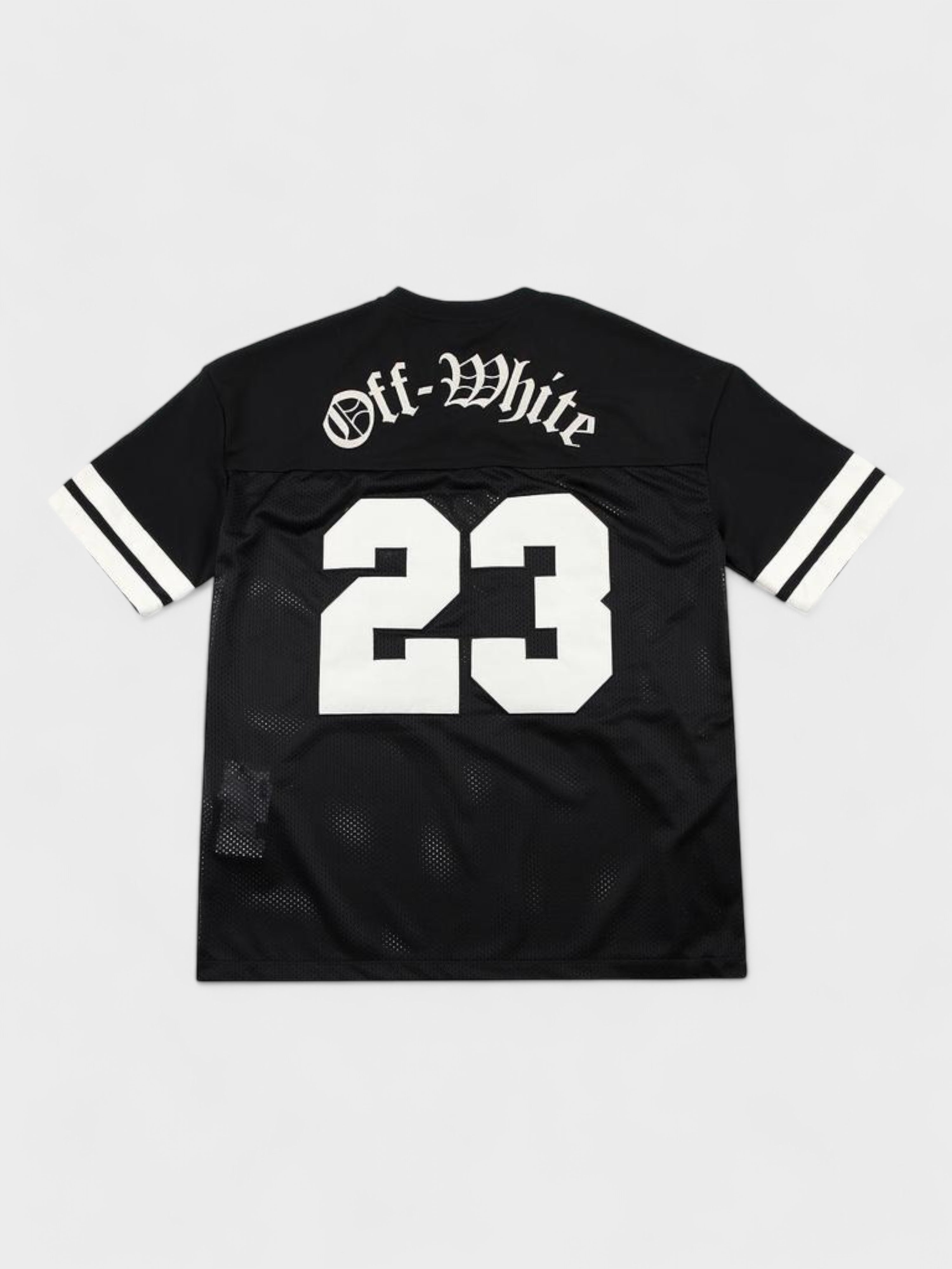 Off-White Football Mesh T Shirt Black