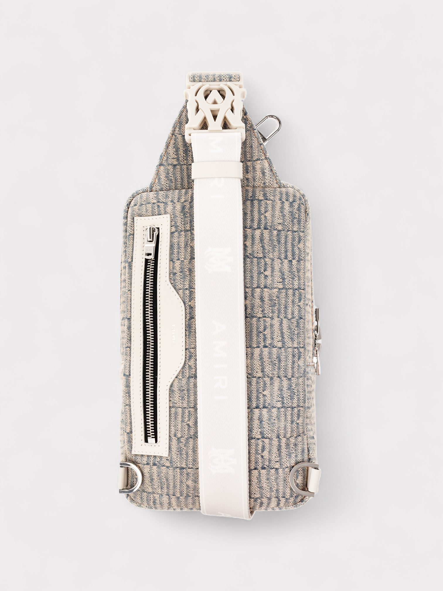 Amiri Jacquard Denim Sling Bag