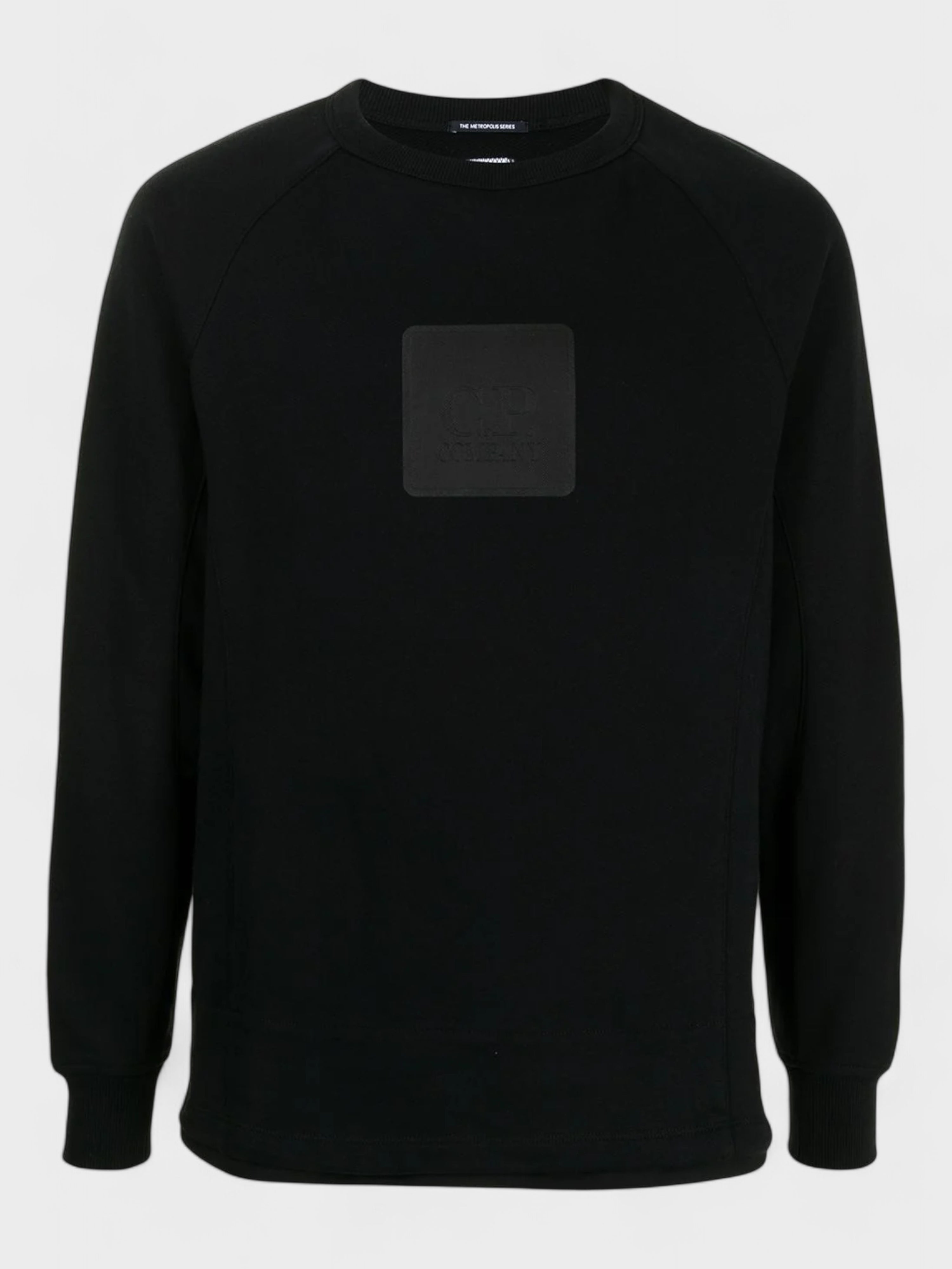 C.P Company Logo-Patch Crewneck Sweatshirt Black