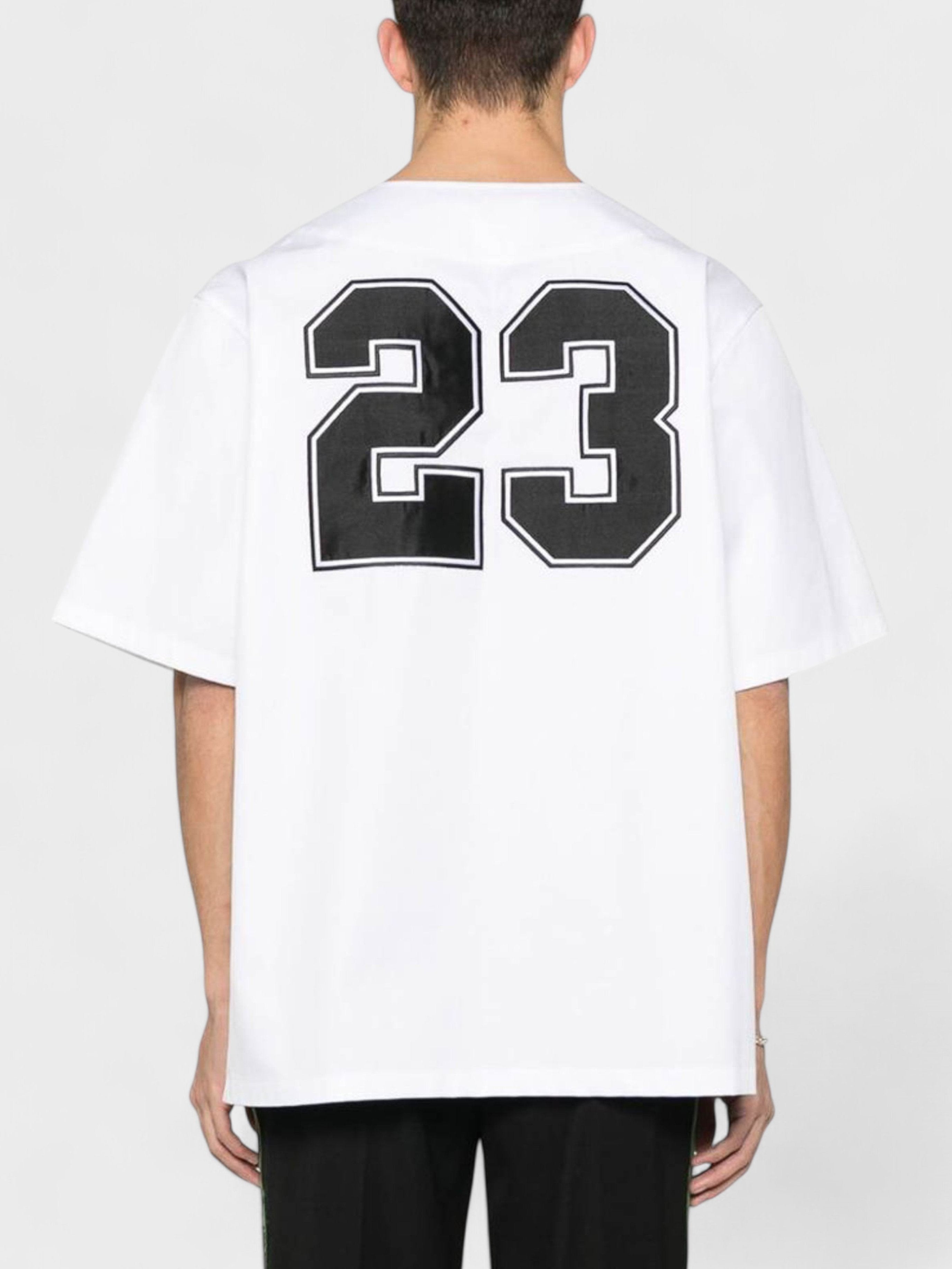 Off-White Baseball Cotton T Shirt White