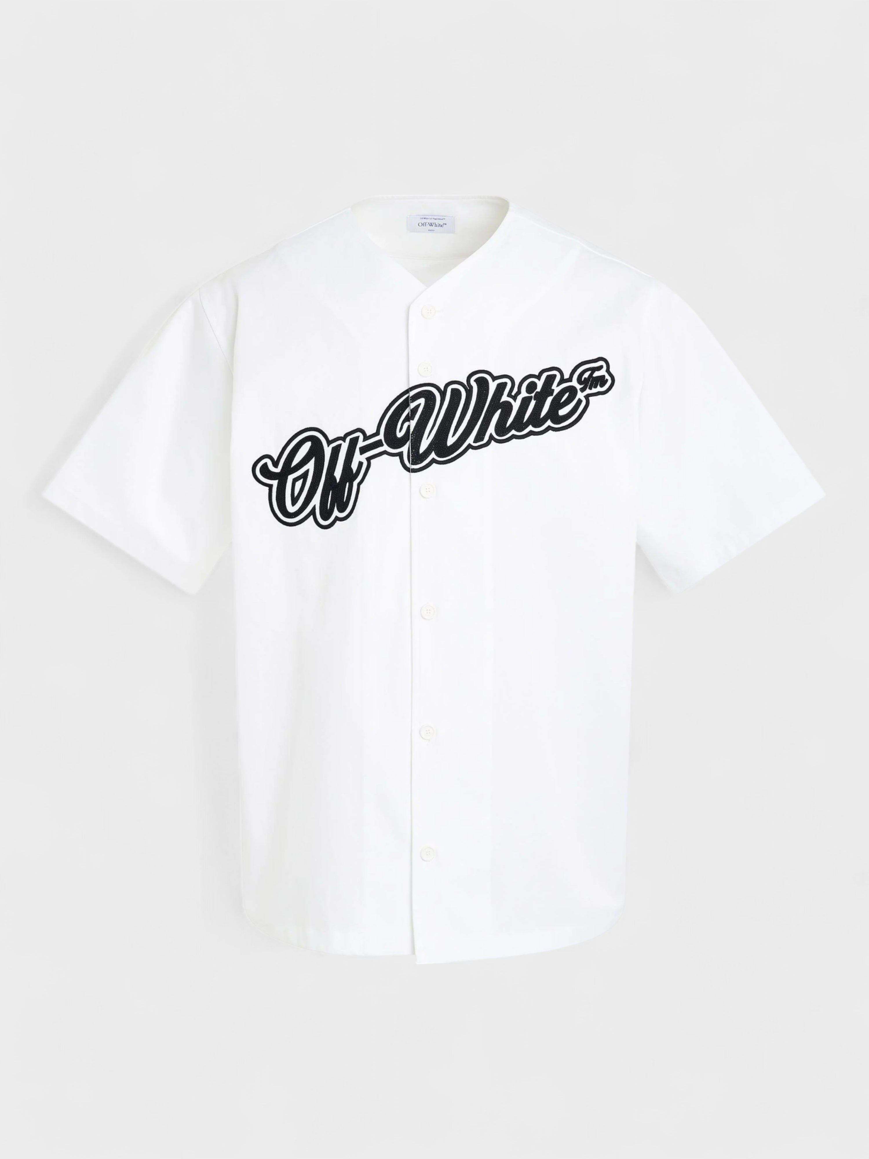 Off-White Baseball Cotton T Shirt White