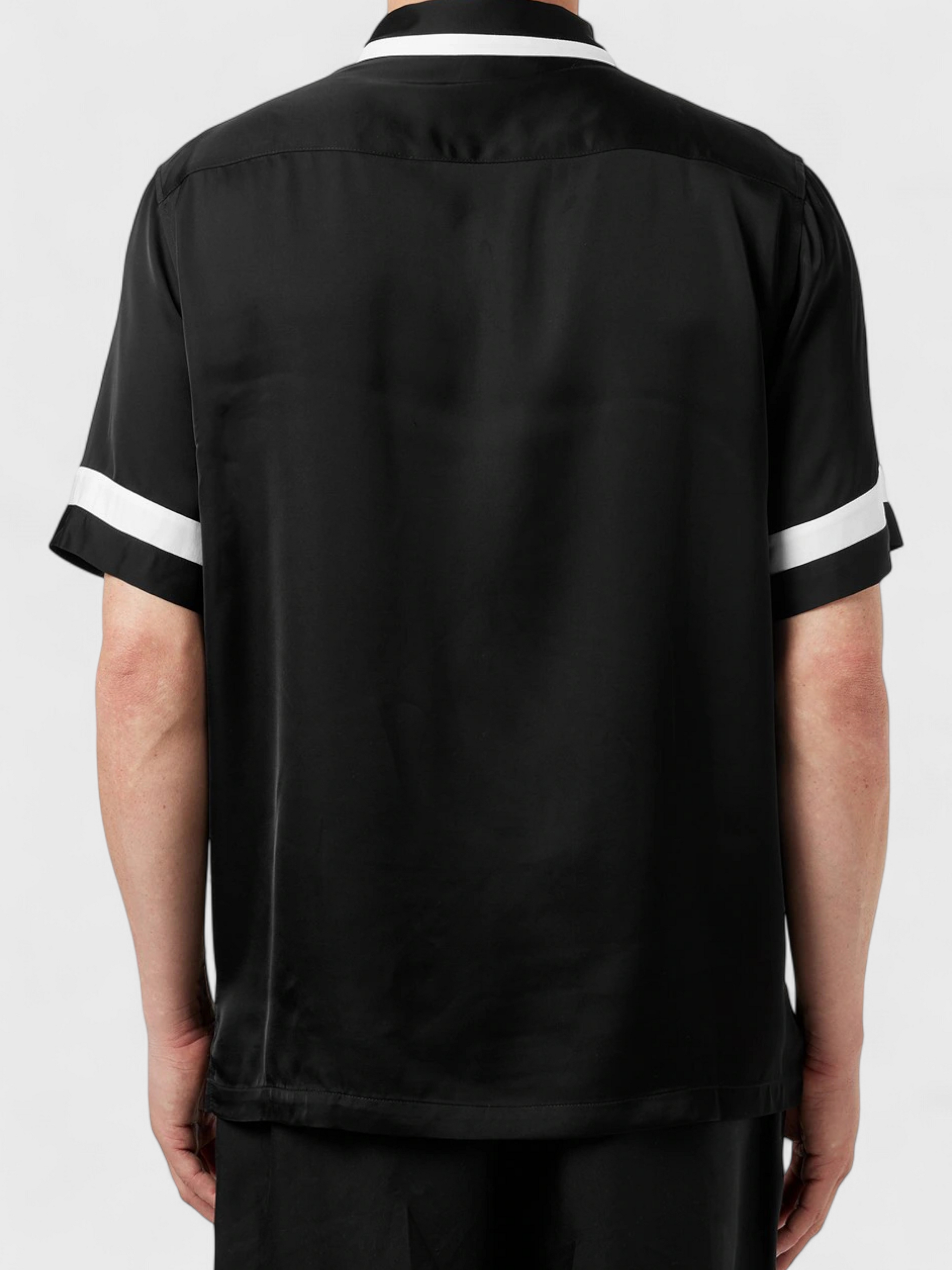 Purple Brand Waiter Embroidered Shirt Black