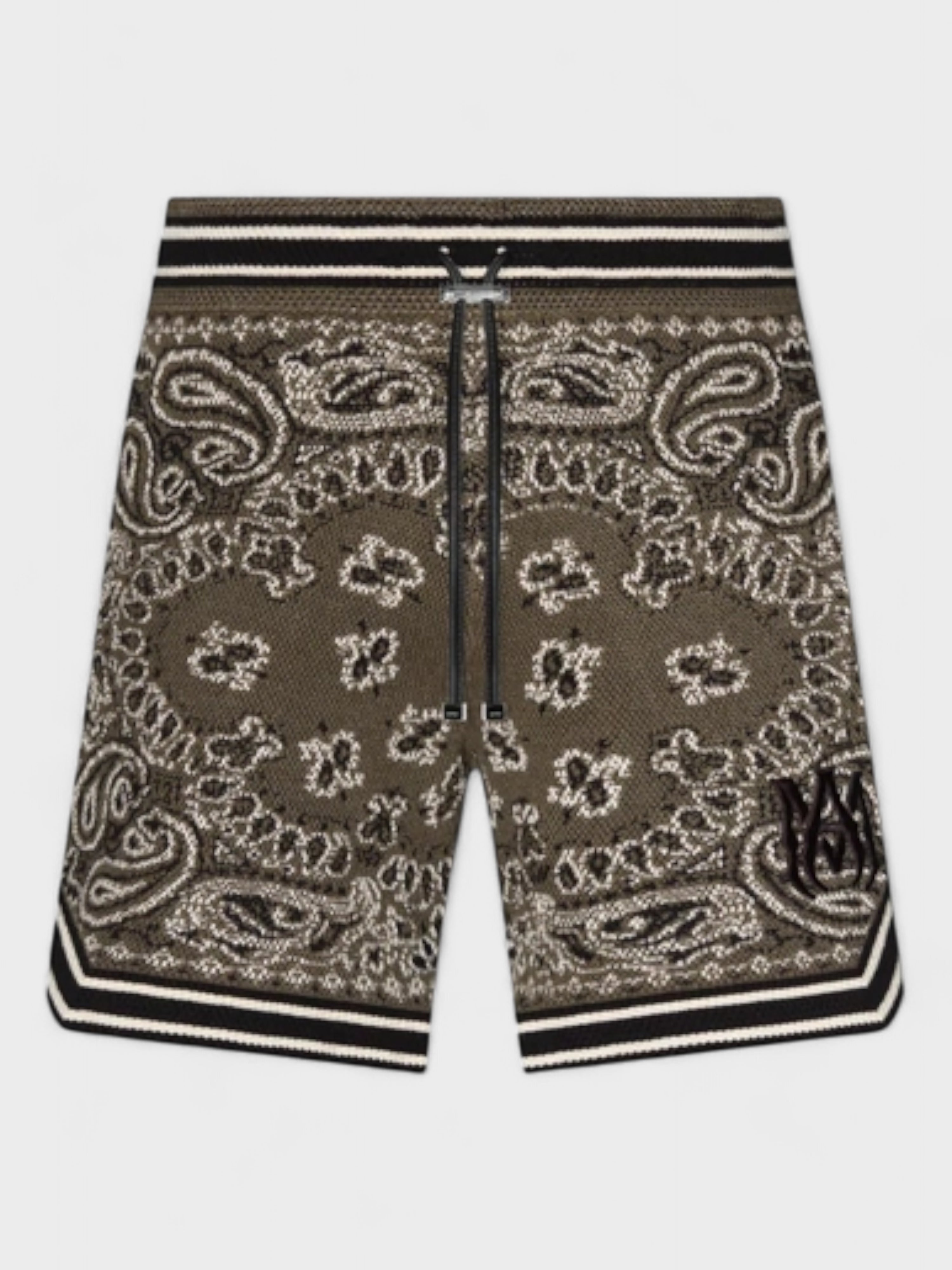 Amiri Bandana Shorts Green