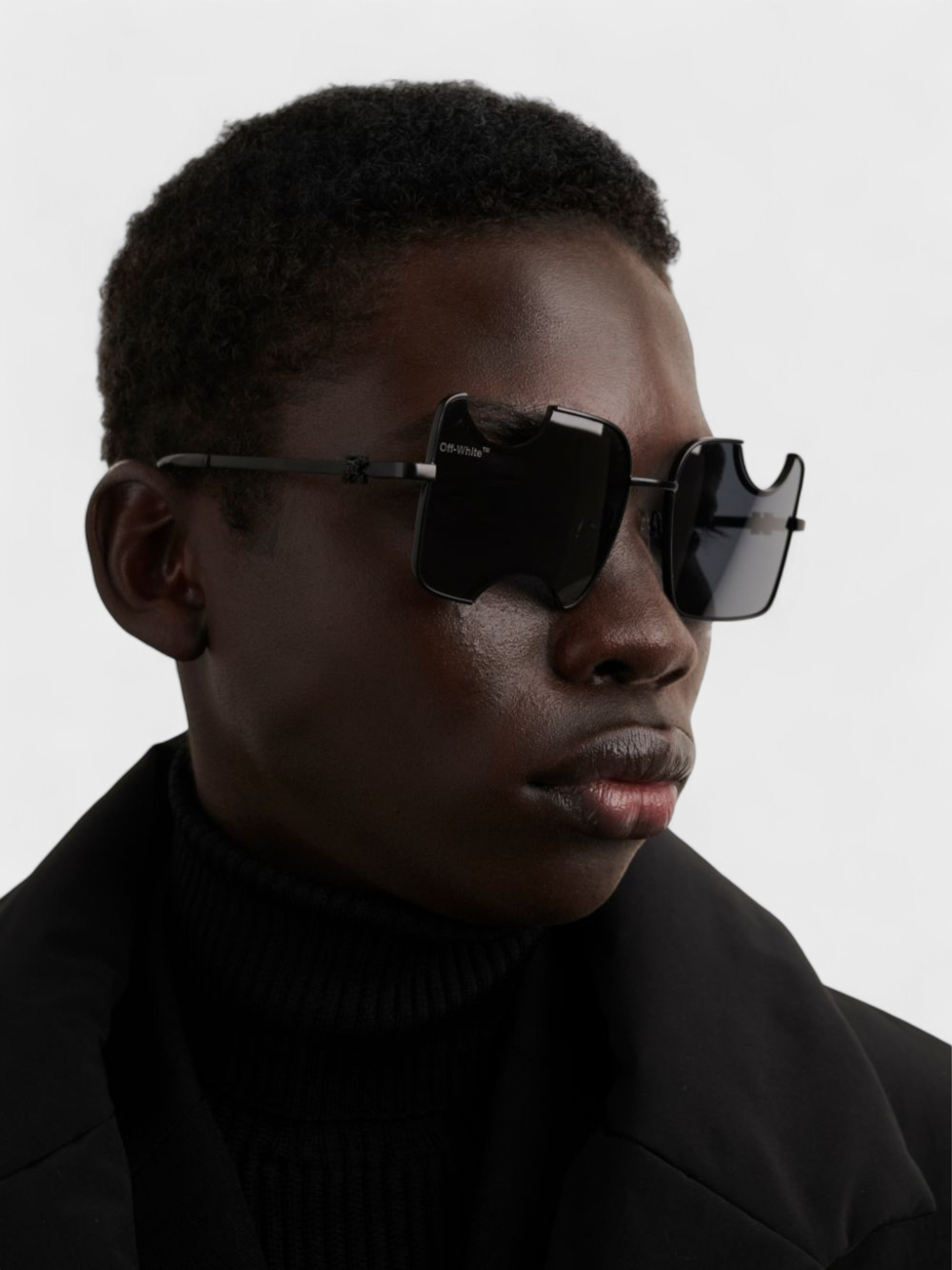 Off-White salvador tinted sunglasses Black