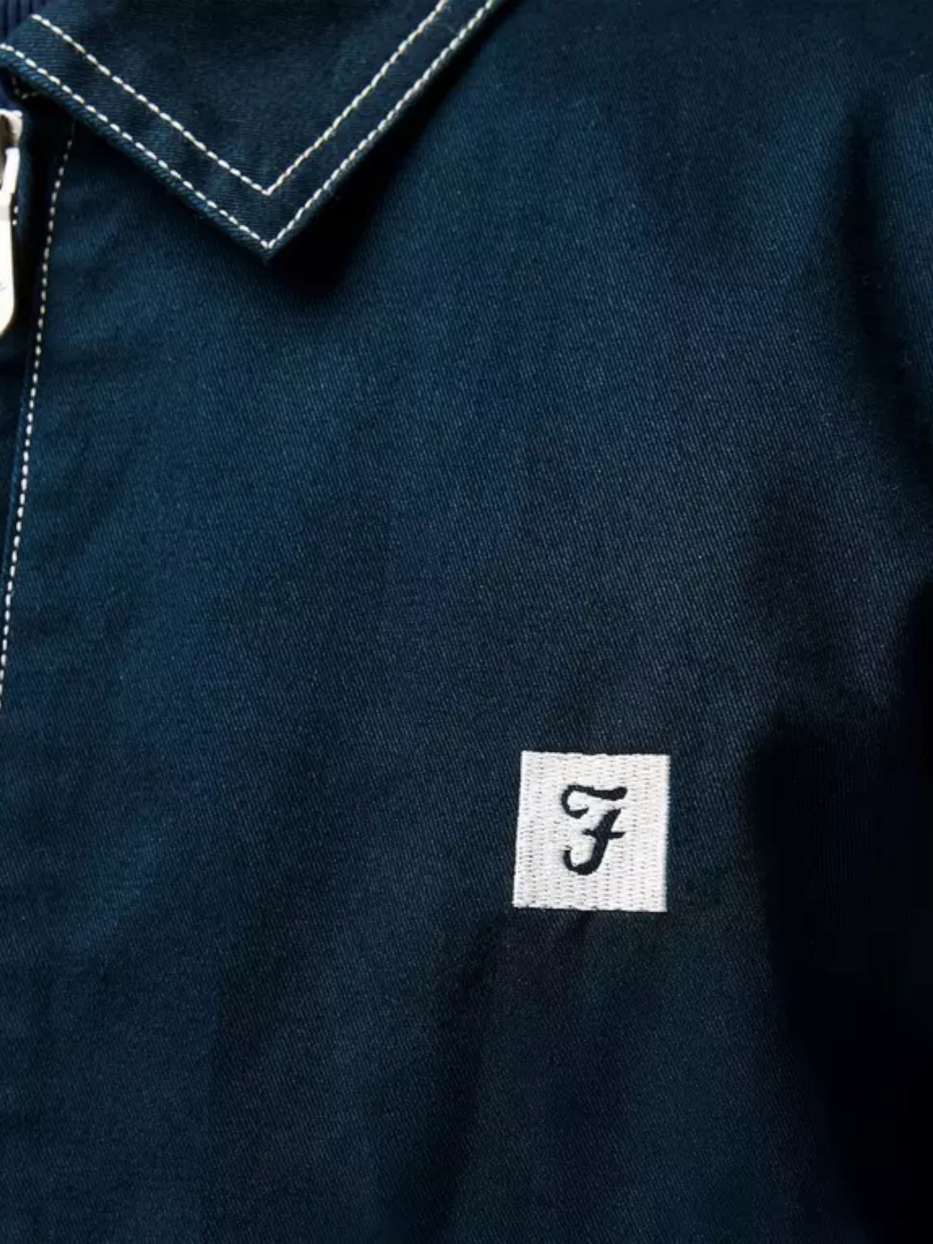 Farah Island Coach Jacket True Navy