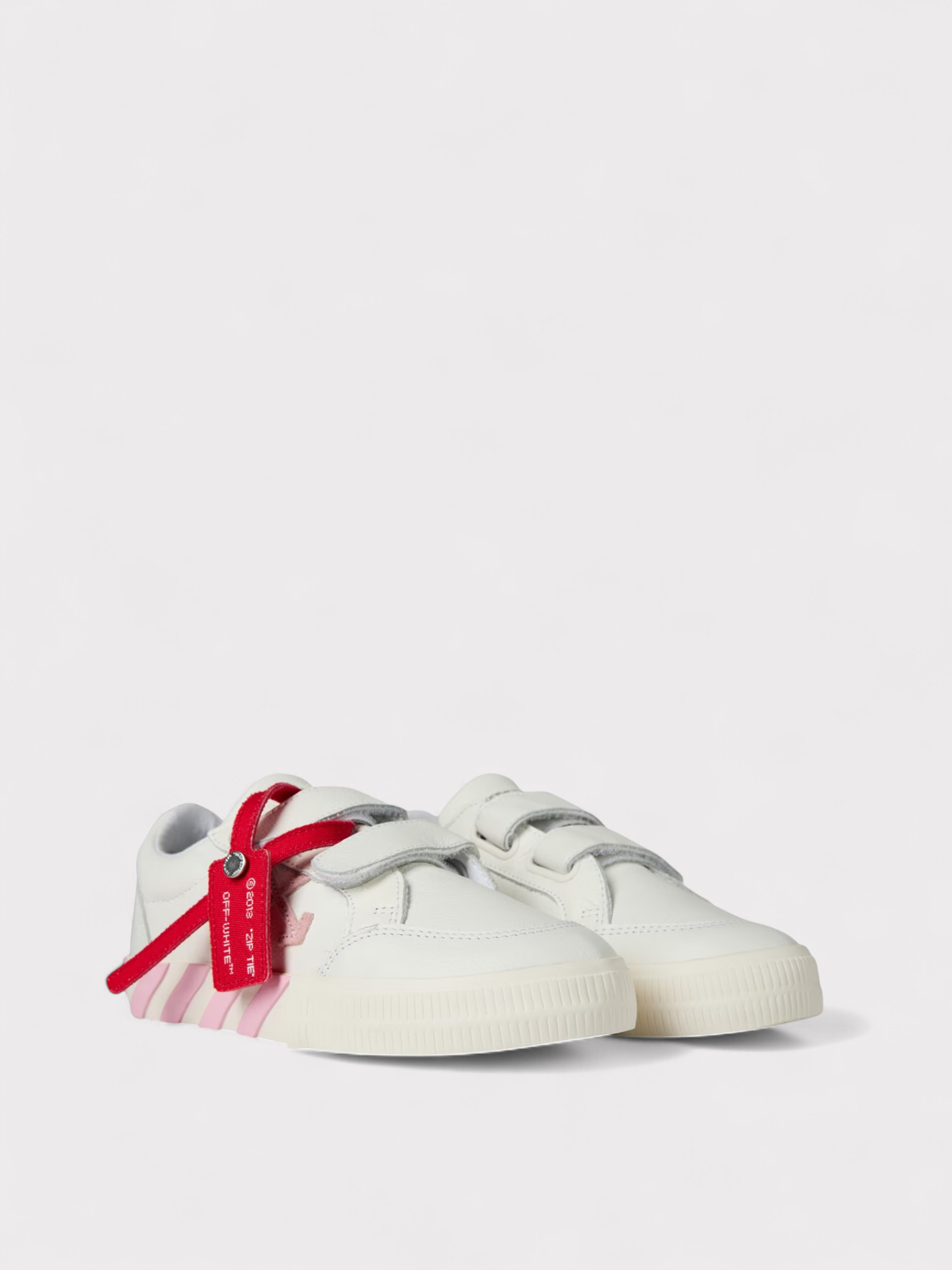 Off-White Vulcanised White Pink Sneakers Kids