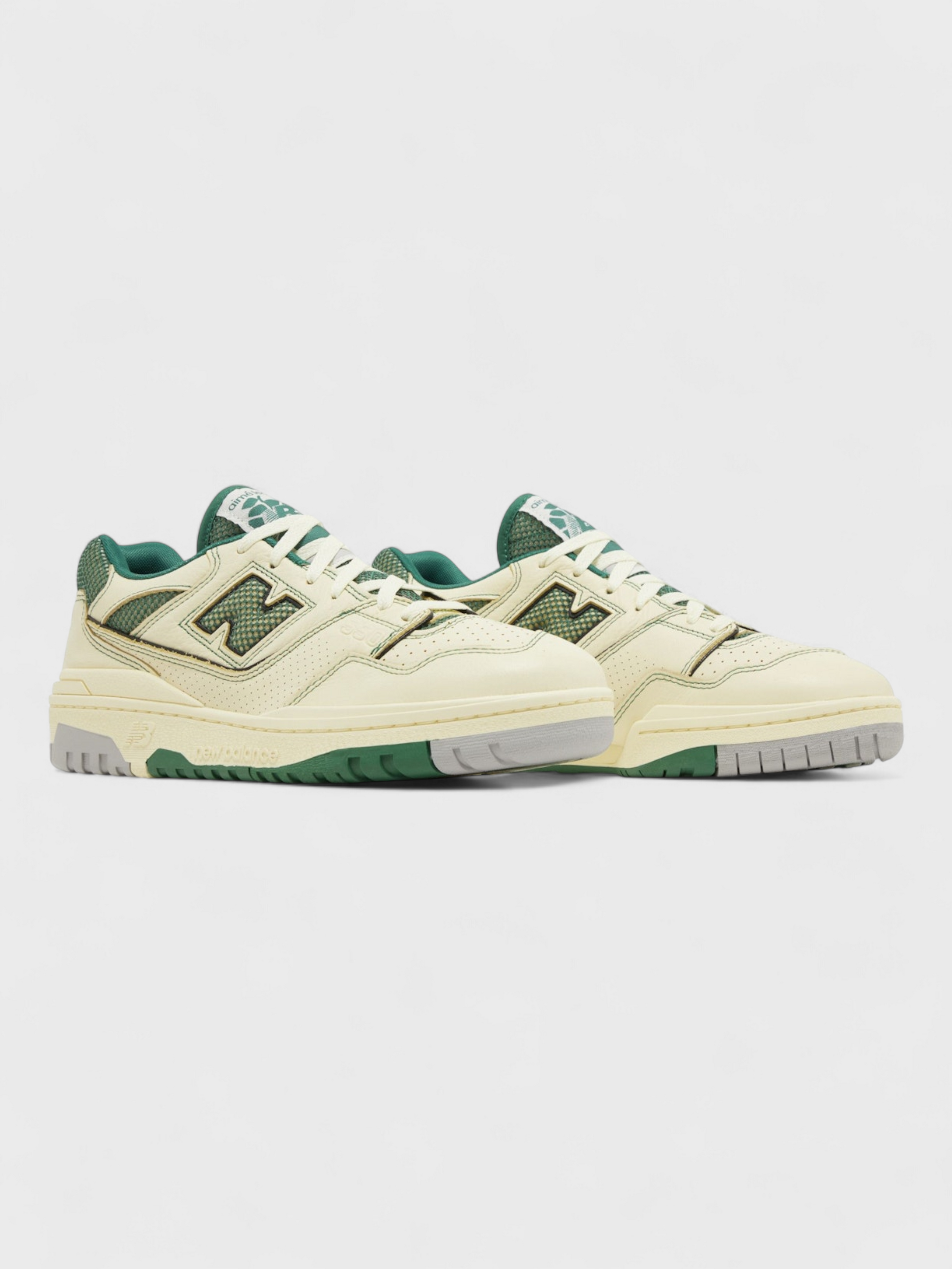 Aimé Leon Dore New Balance 550 Basketball Oxfords Yellow Green