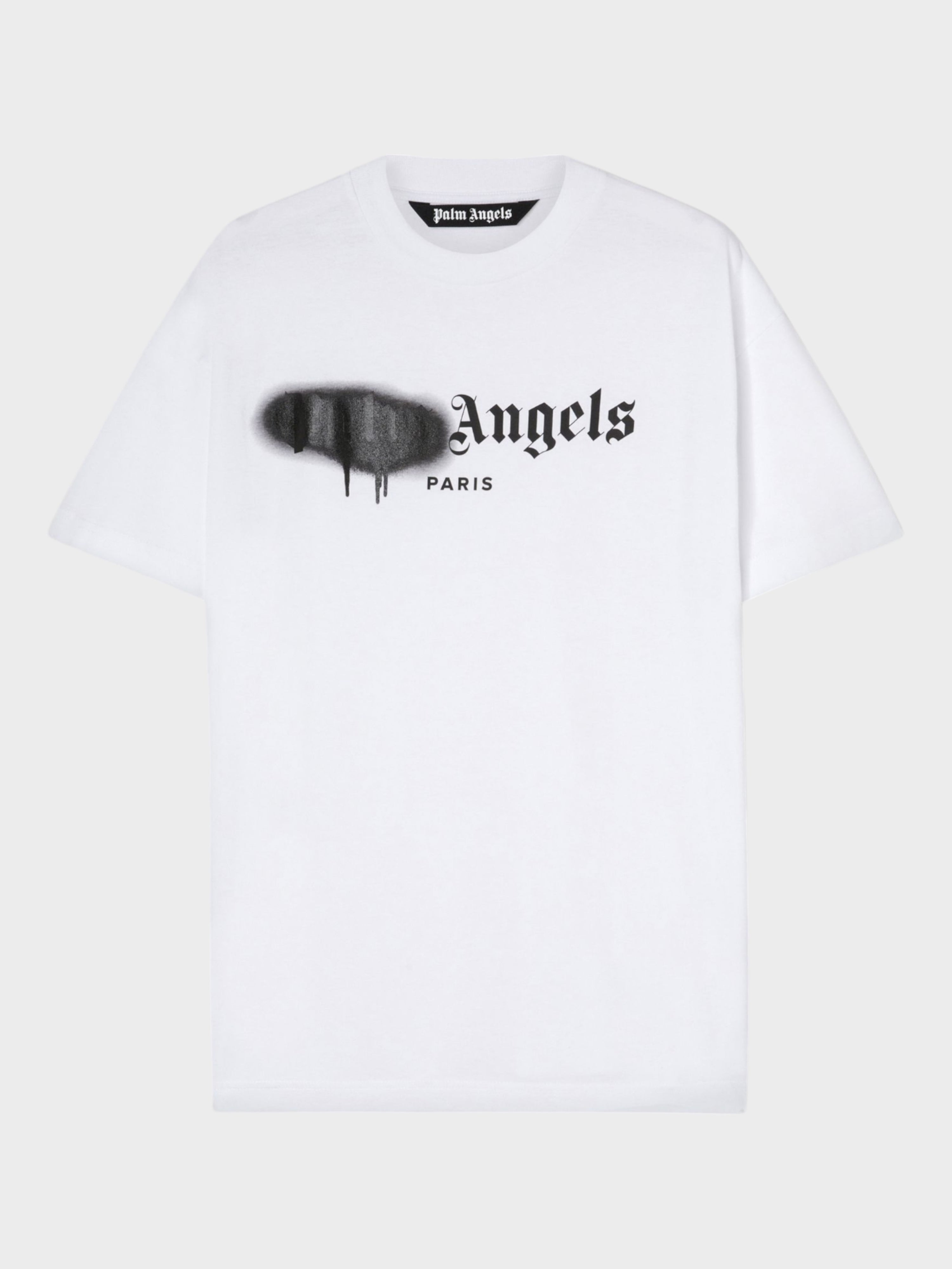 Palm Angels Paris Sprayed T Shirt White M