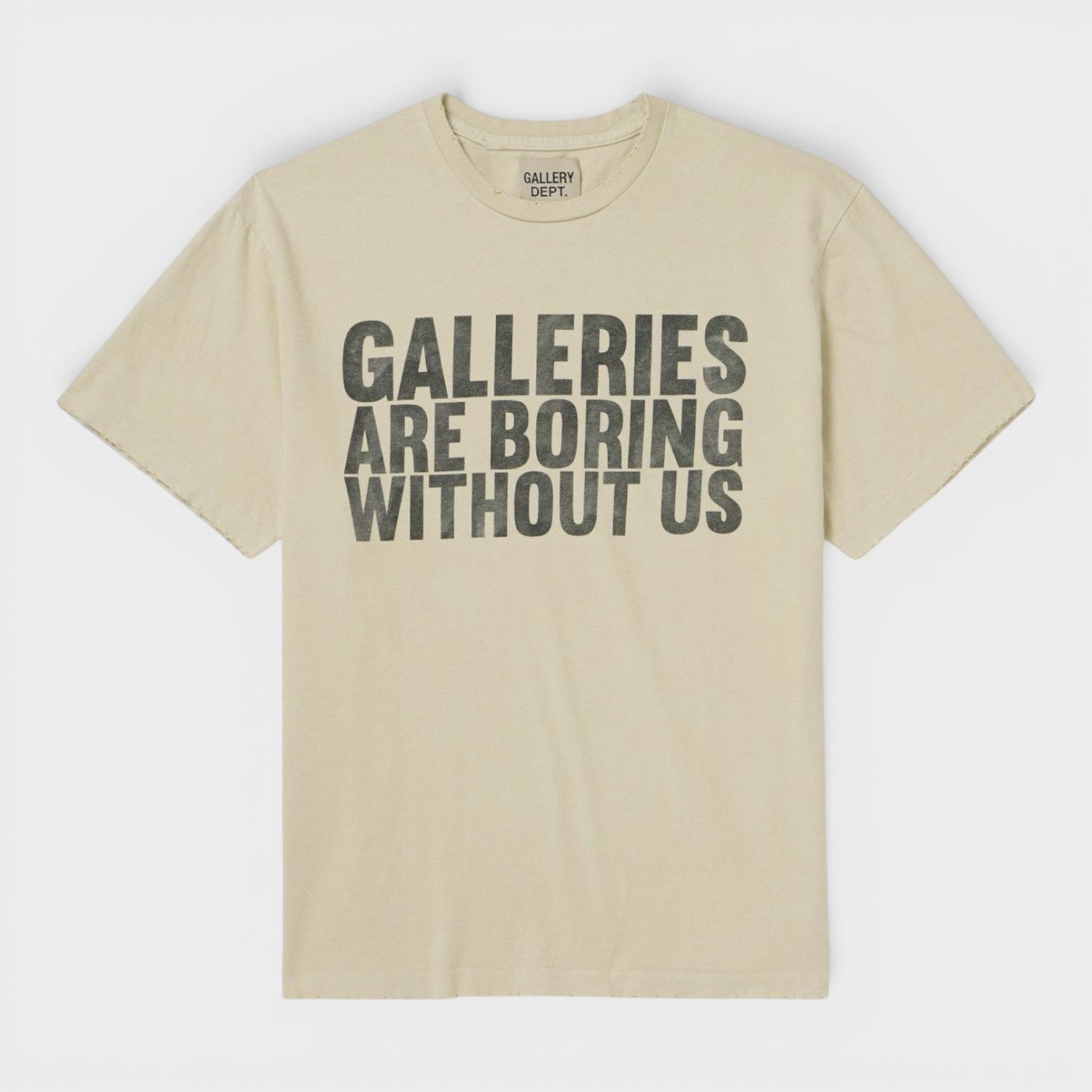 Boring Logo Tee Archival White