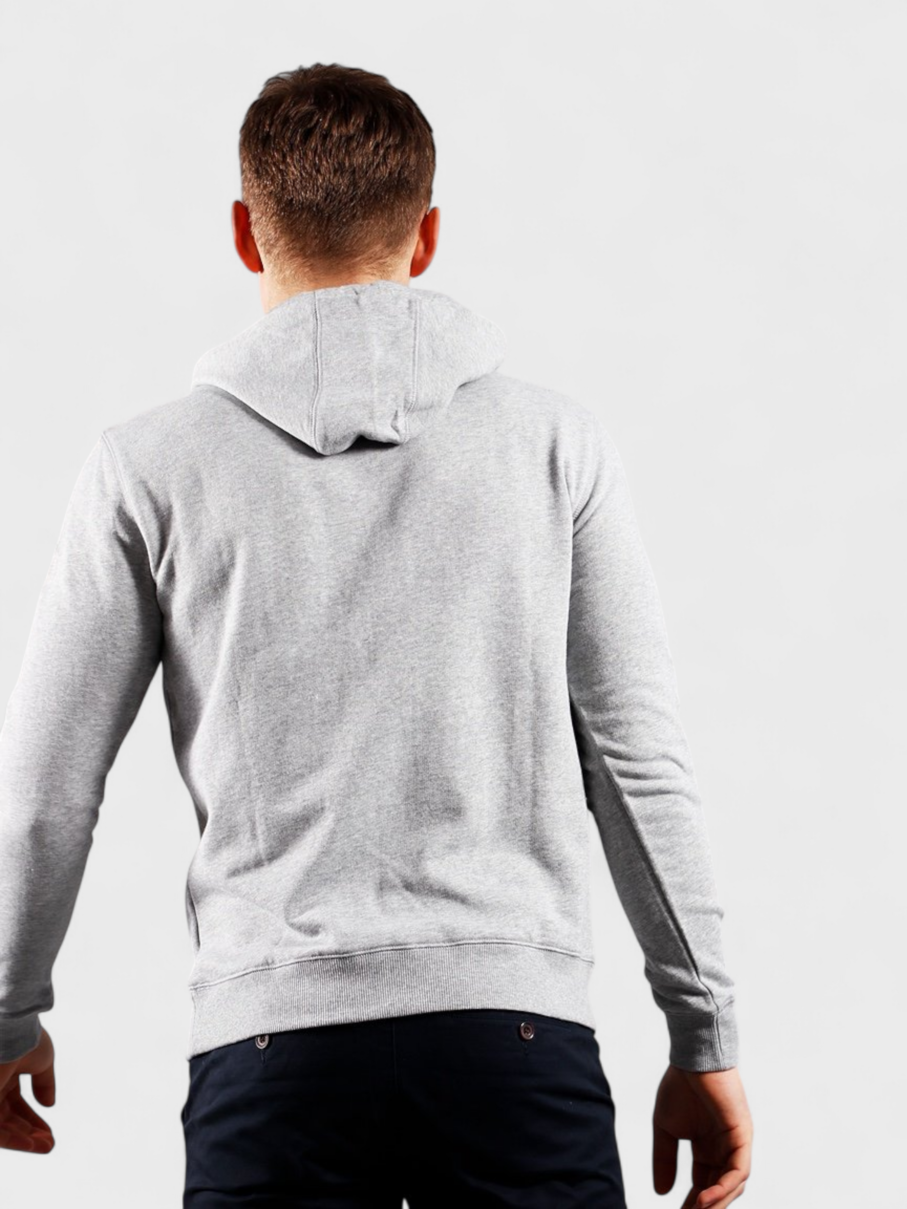 Farah Zain Light Marl Grey Hoodie