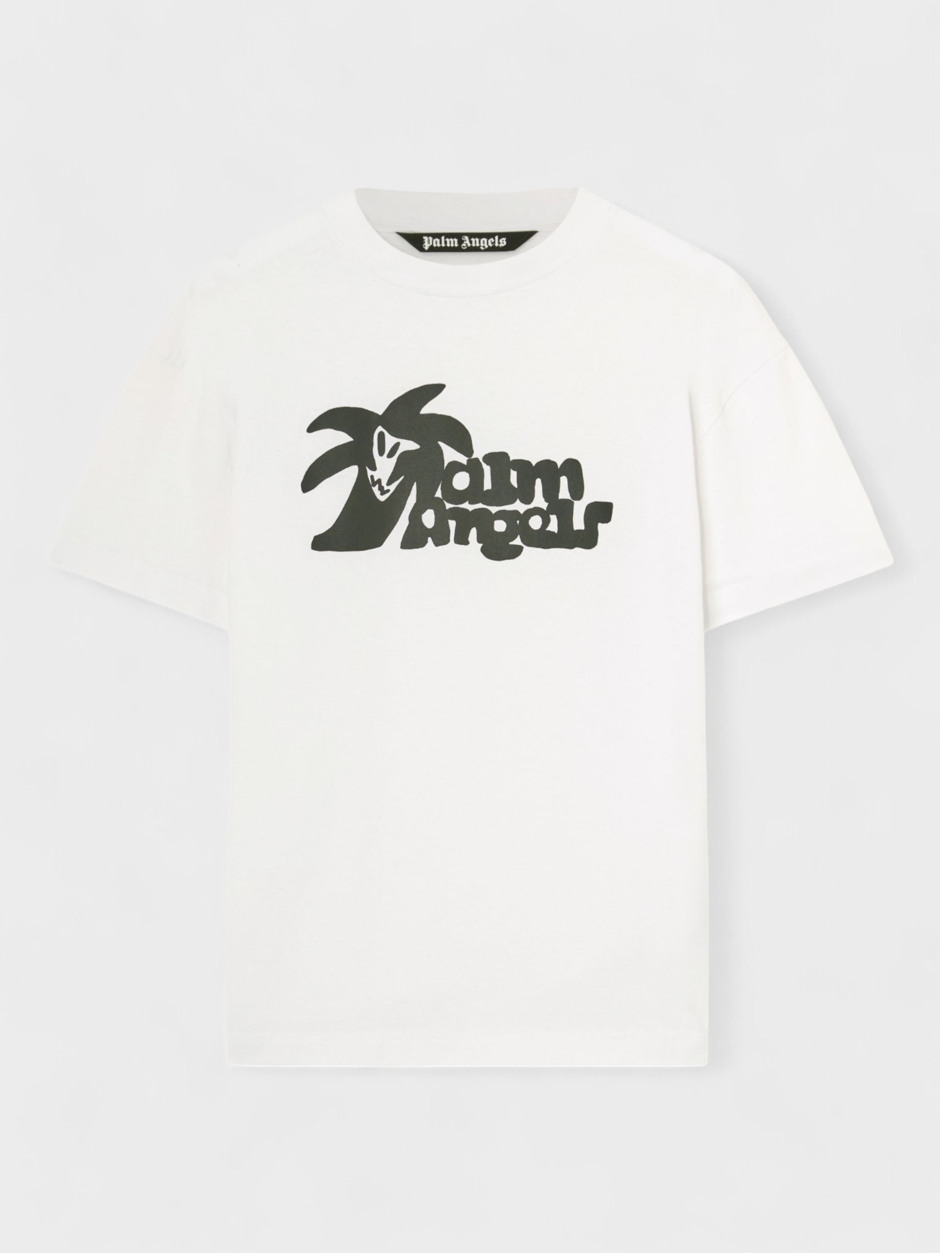 Palm Angels Hunter Classic T Shirt White Black L