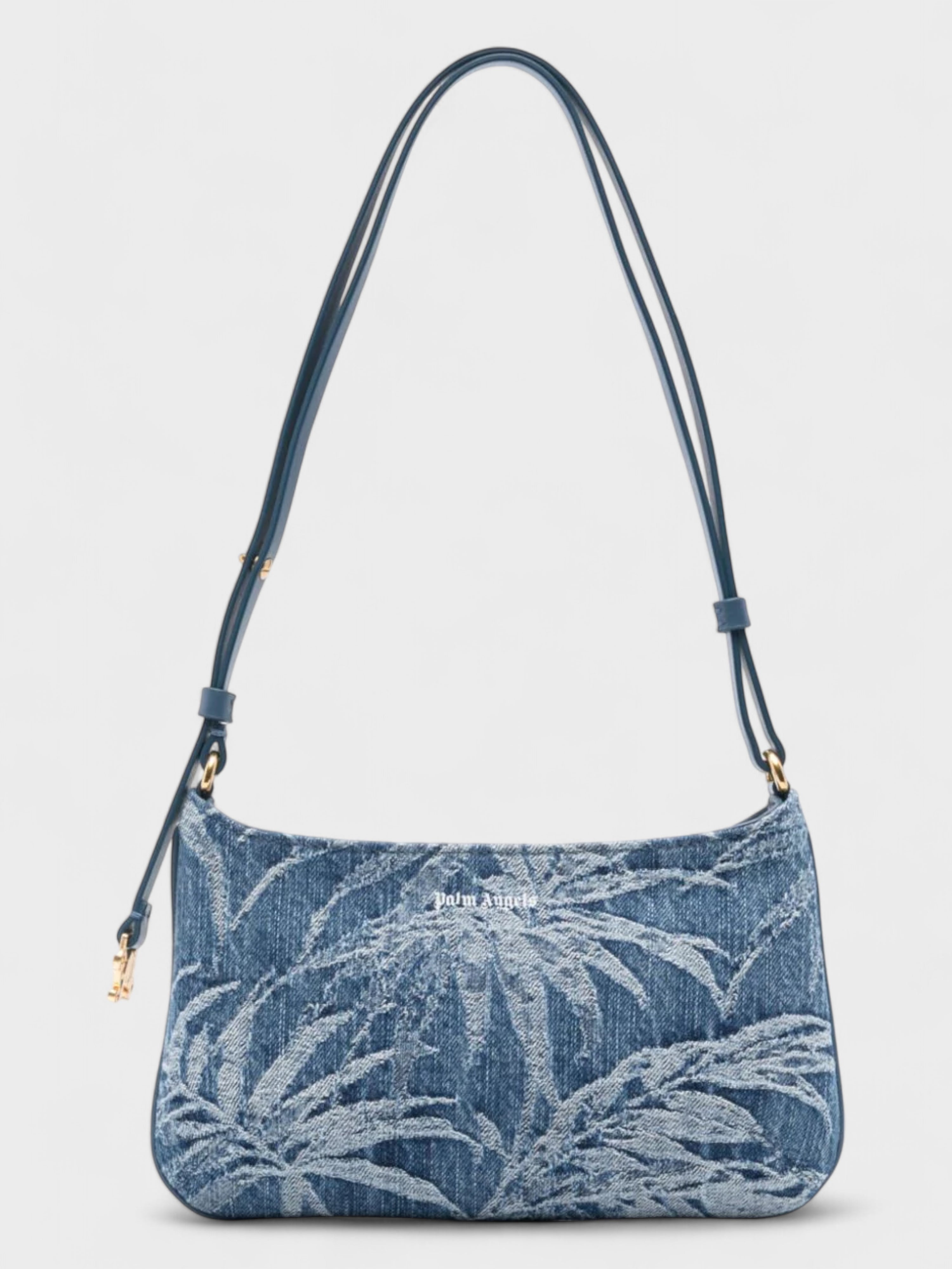 Palm Angels Jungle Denim Bag Blue