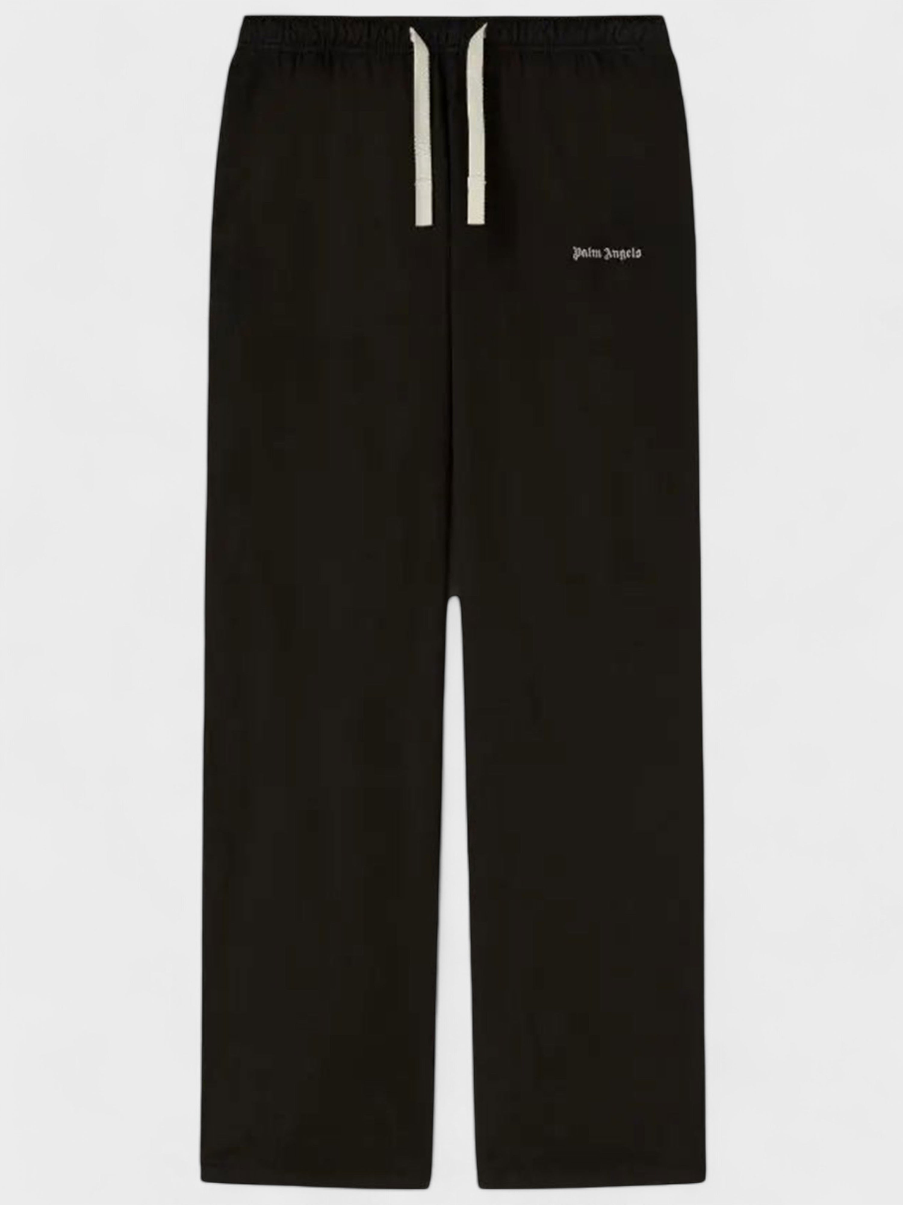 Palm Angels Logo Cotton Travel Pants Black L