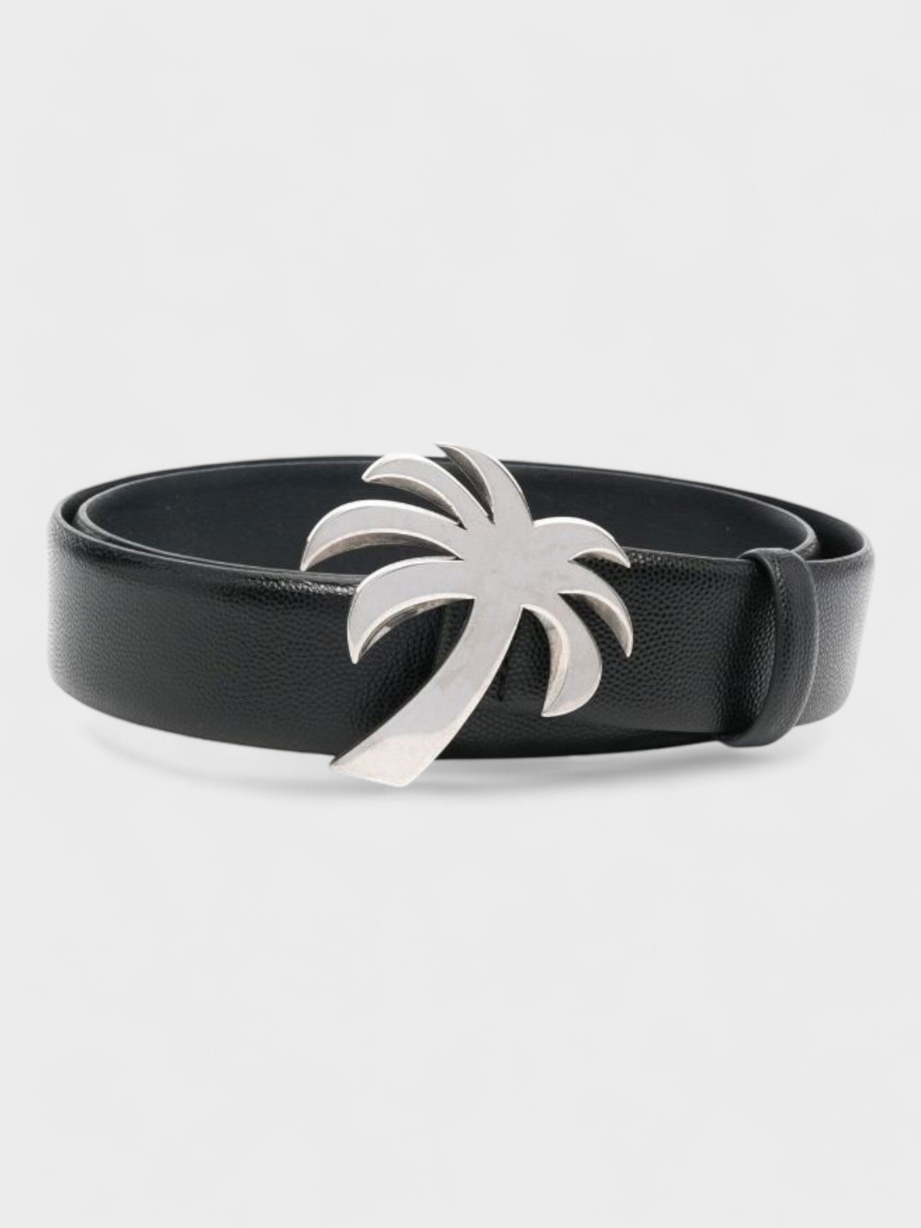 Palm Angels Palm Beach Belt Black Silver