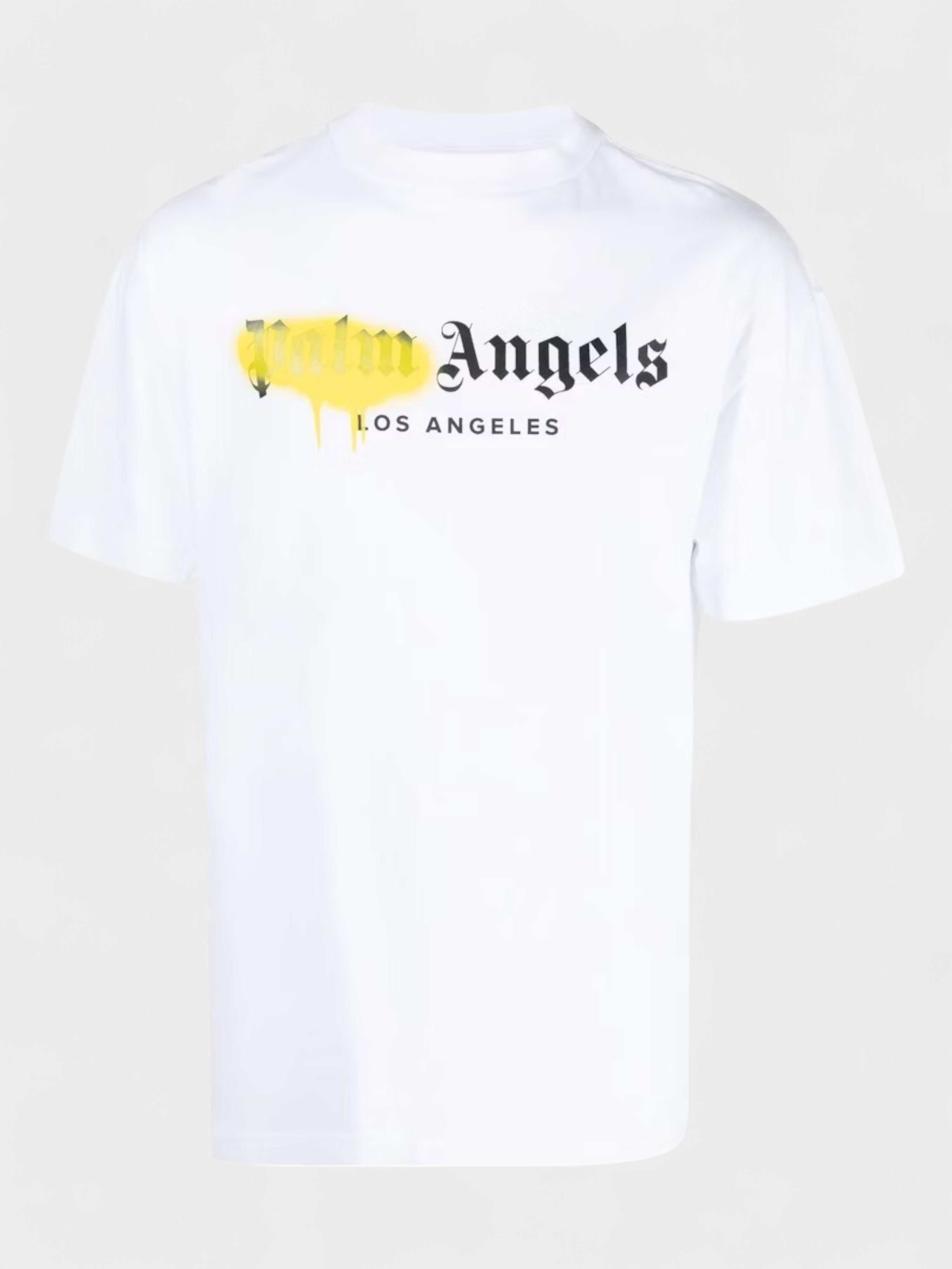 Palm Angels Los Angeles Sprayed Logo T Shirt White L