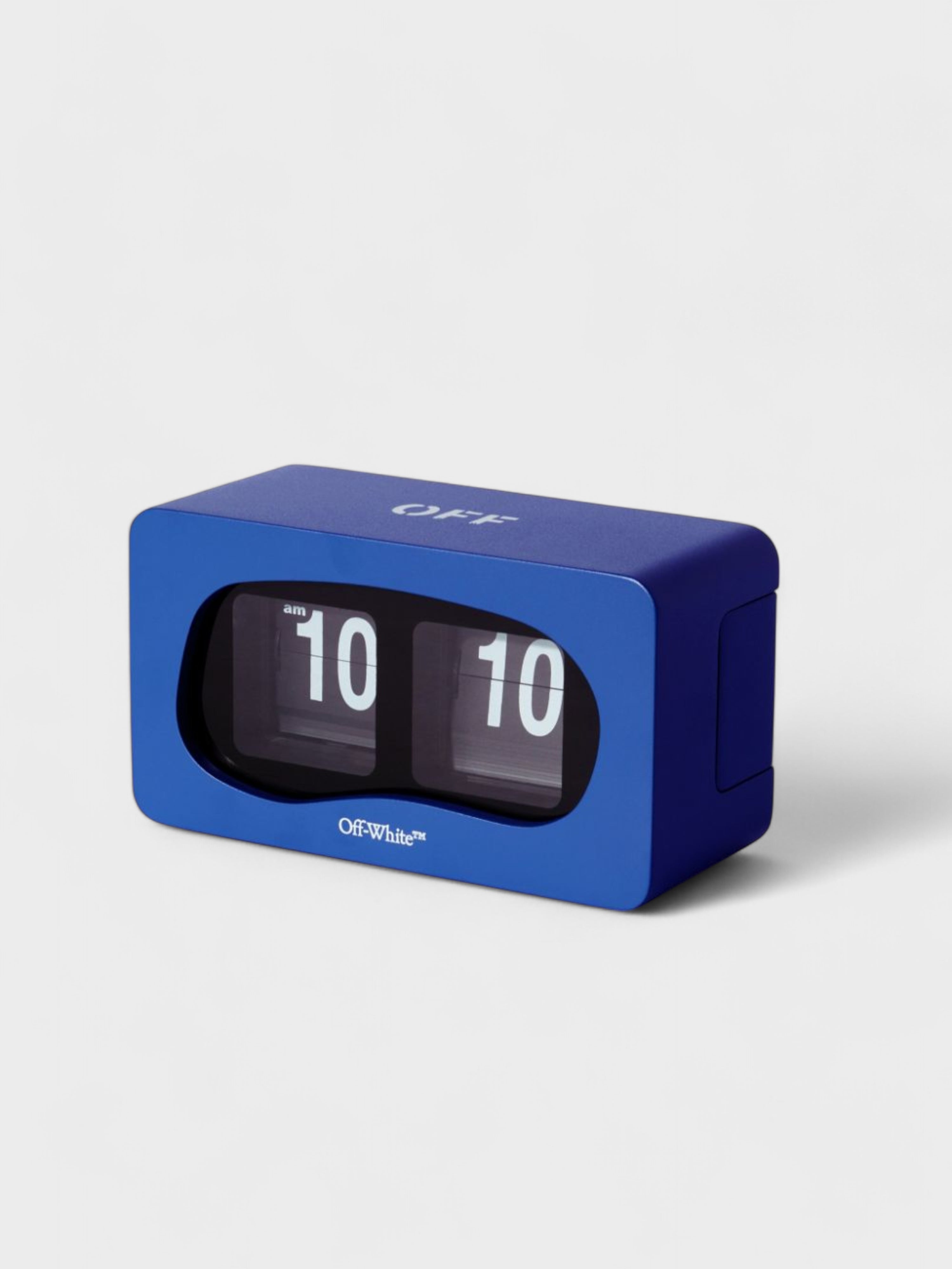 Off-White Flip Clock Blue White