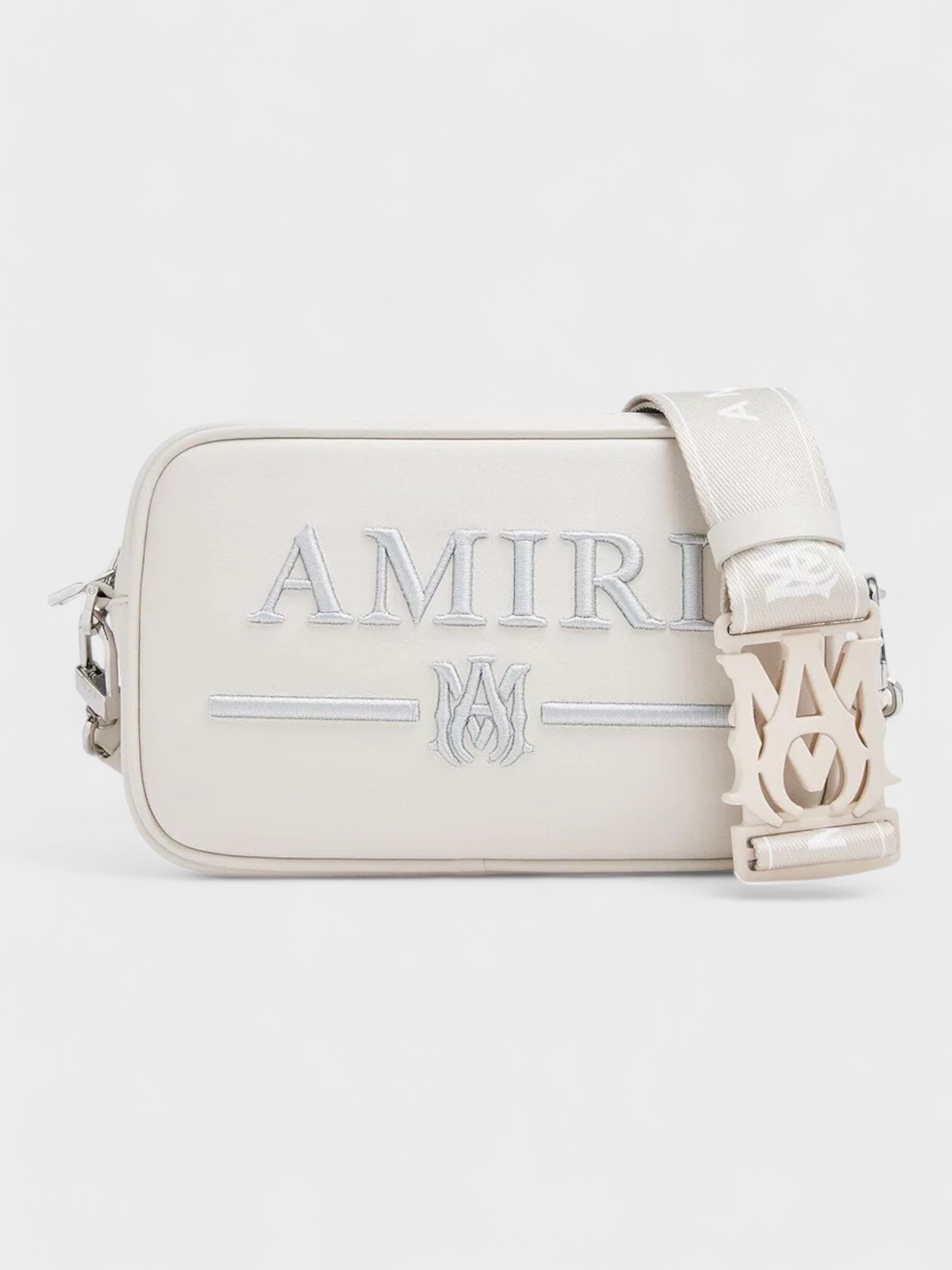 Amiri Nappa Embroidery Camera Case Alabaster