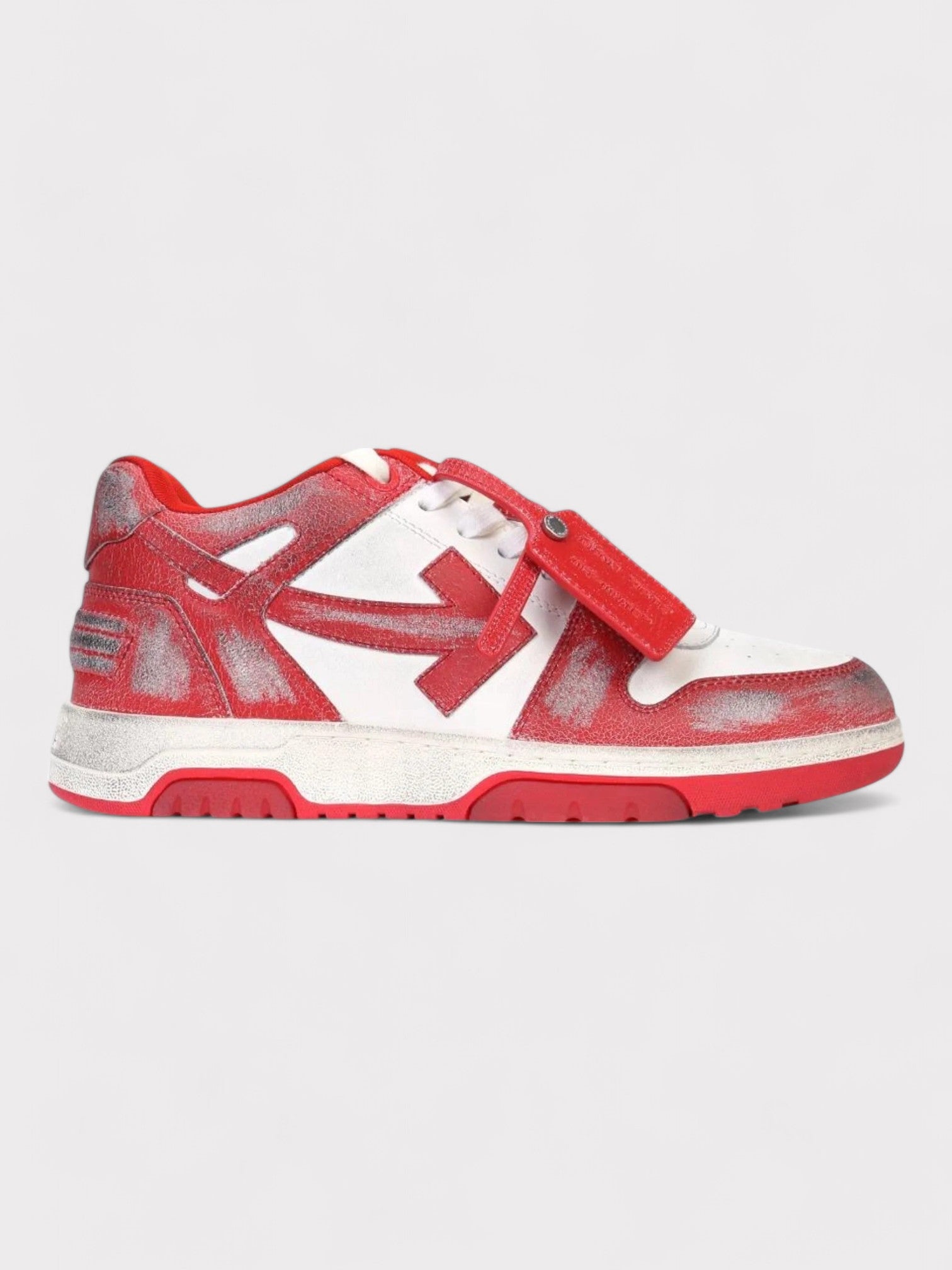 Off-White Out Of Office Vintage Red White