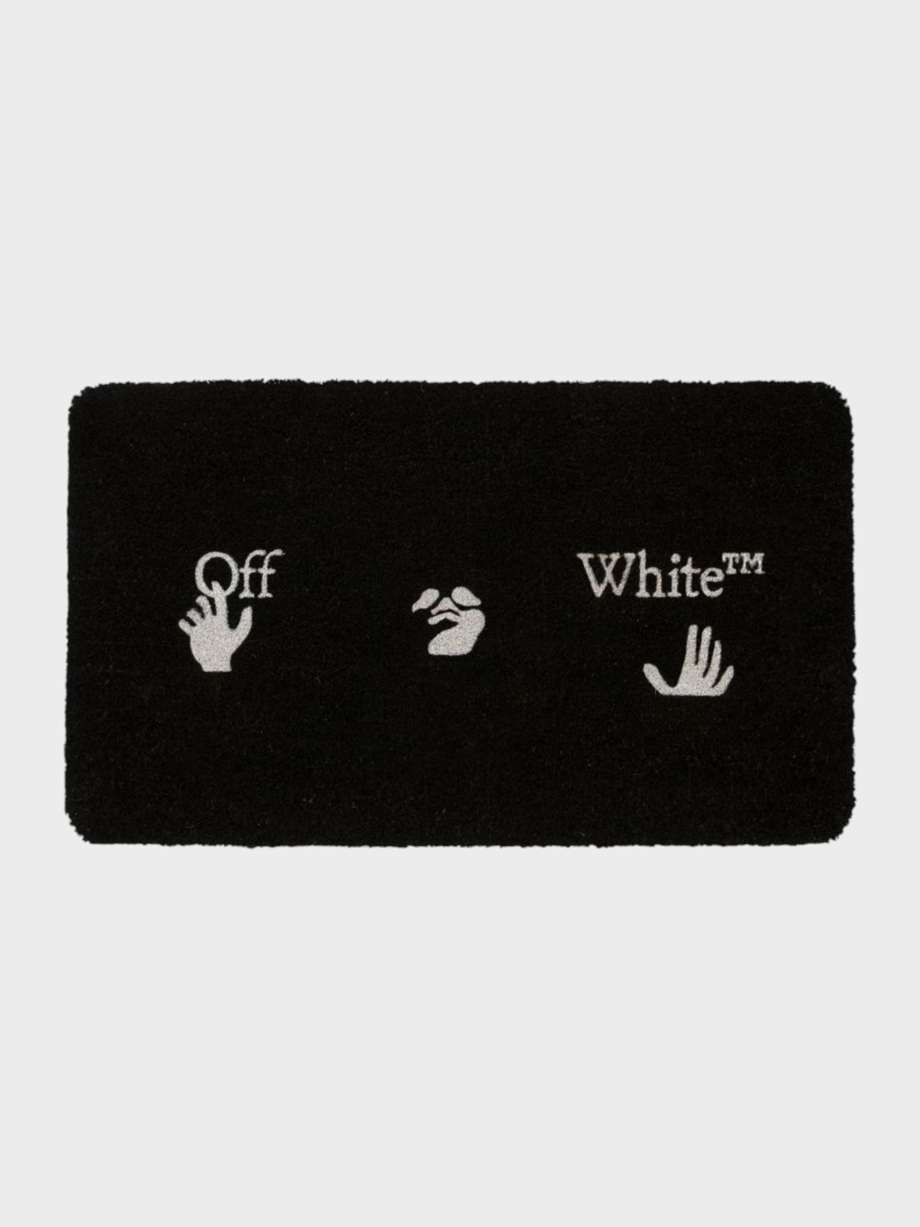 Off-White Swimming Man Black Doormat