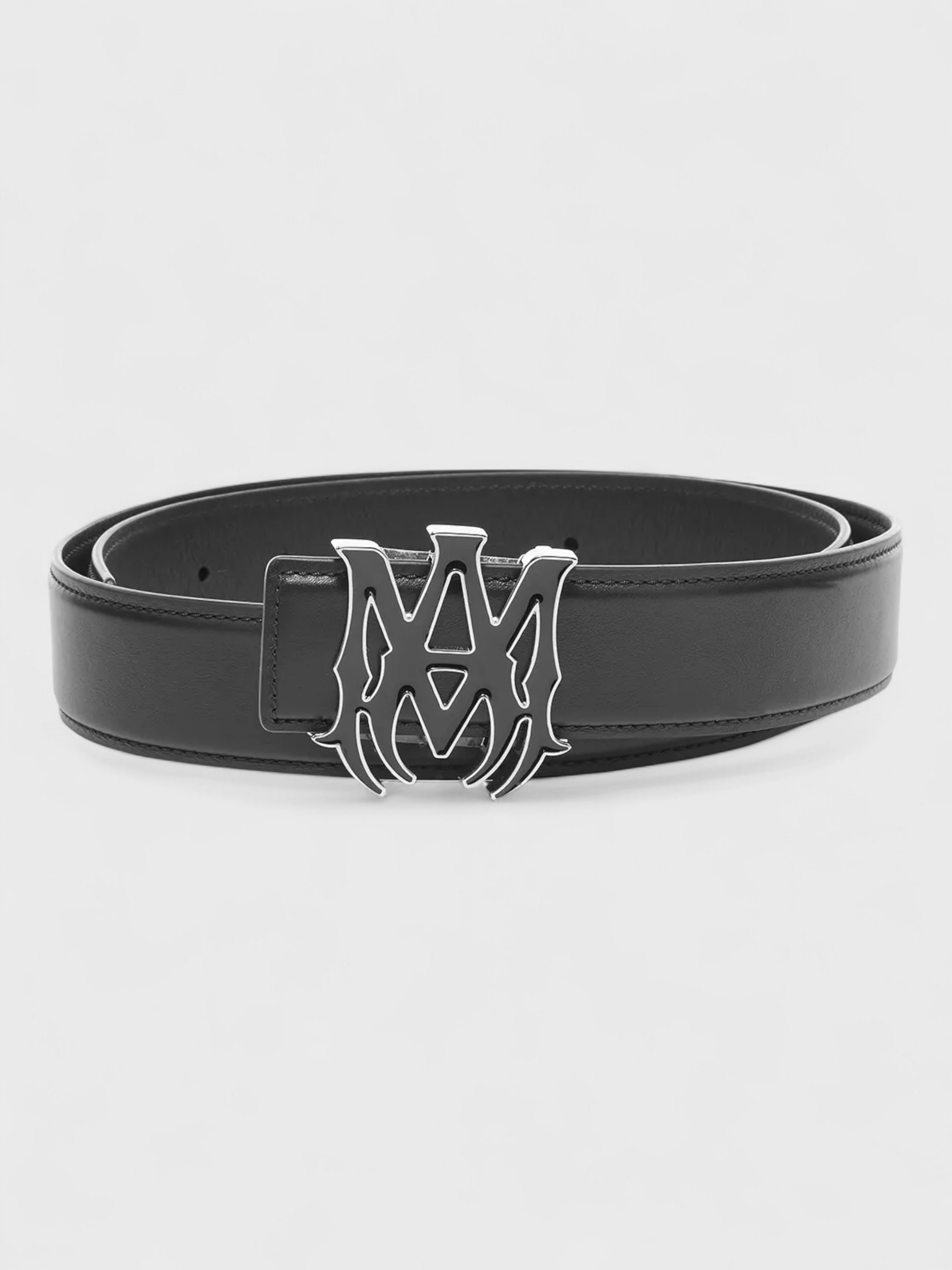Amiri 4CM Enamel MA Belt Black