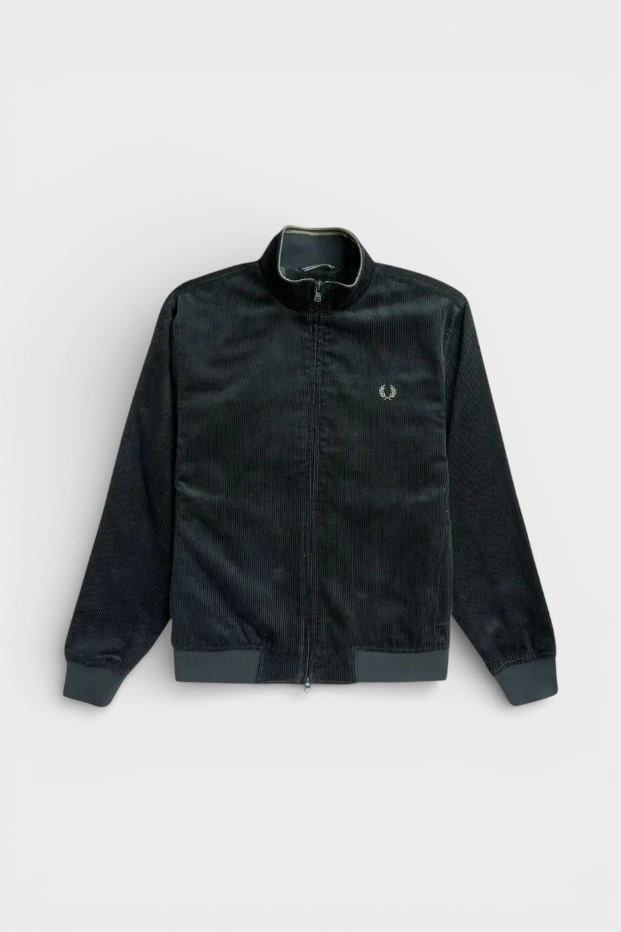 Fred Perry Cord Brentham Jacket Night Green