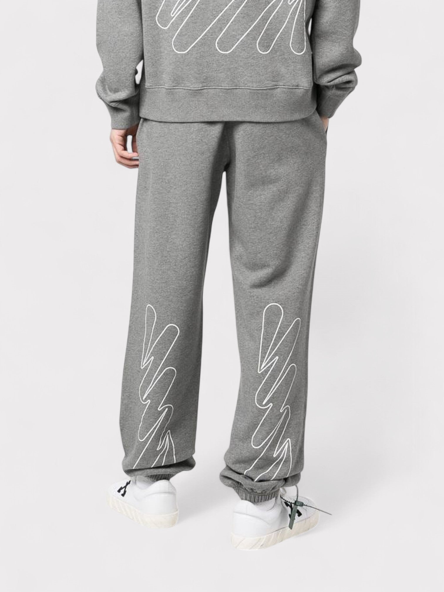 Off-White Wave Diagonal Sweatpant Grey