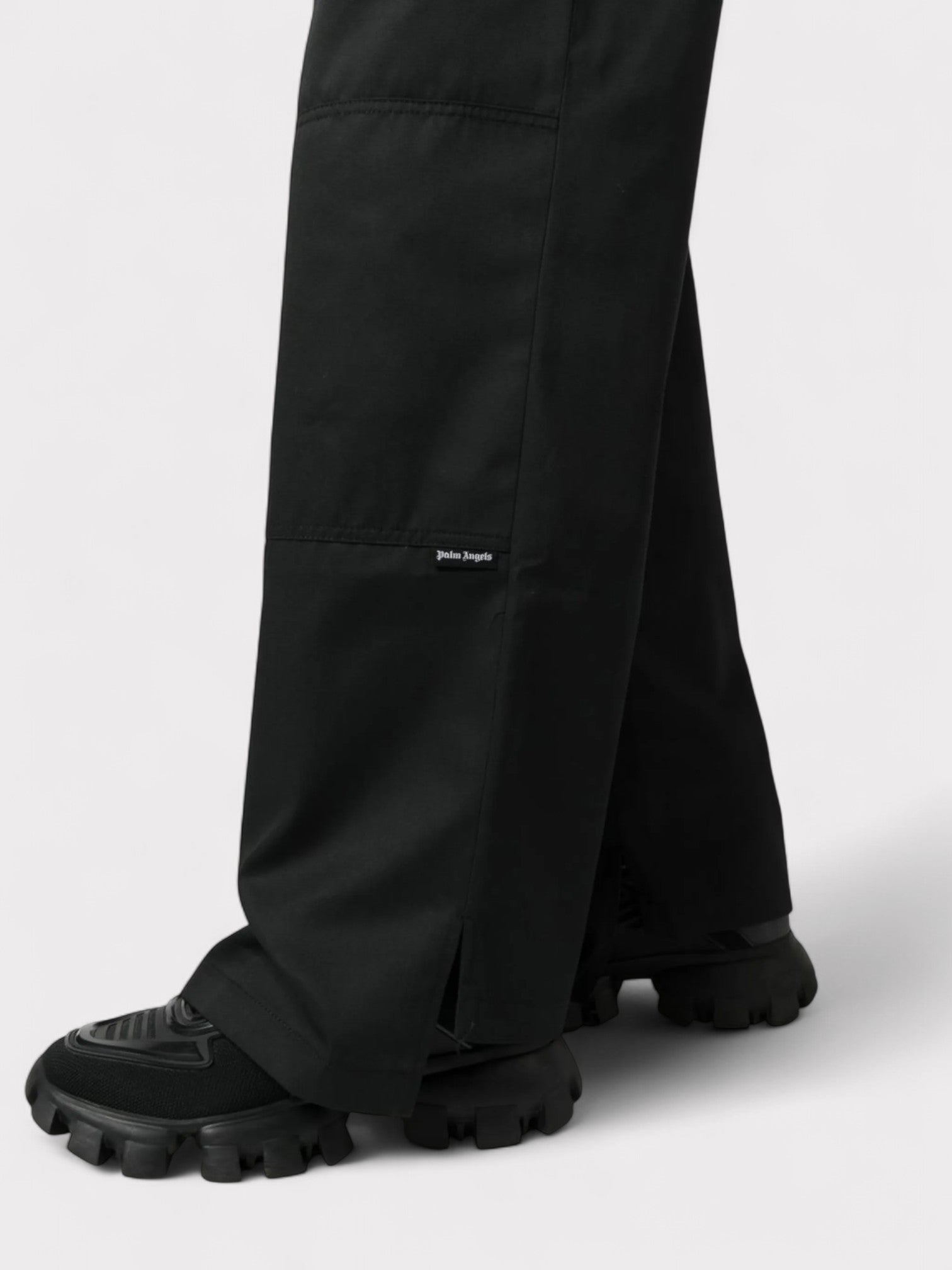 Palm Angels Reversed Waistband Chino Trouser Black