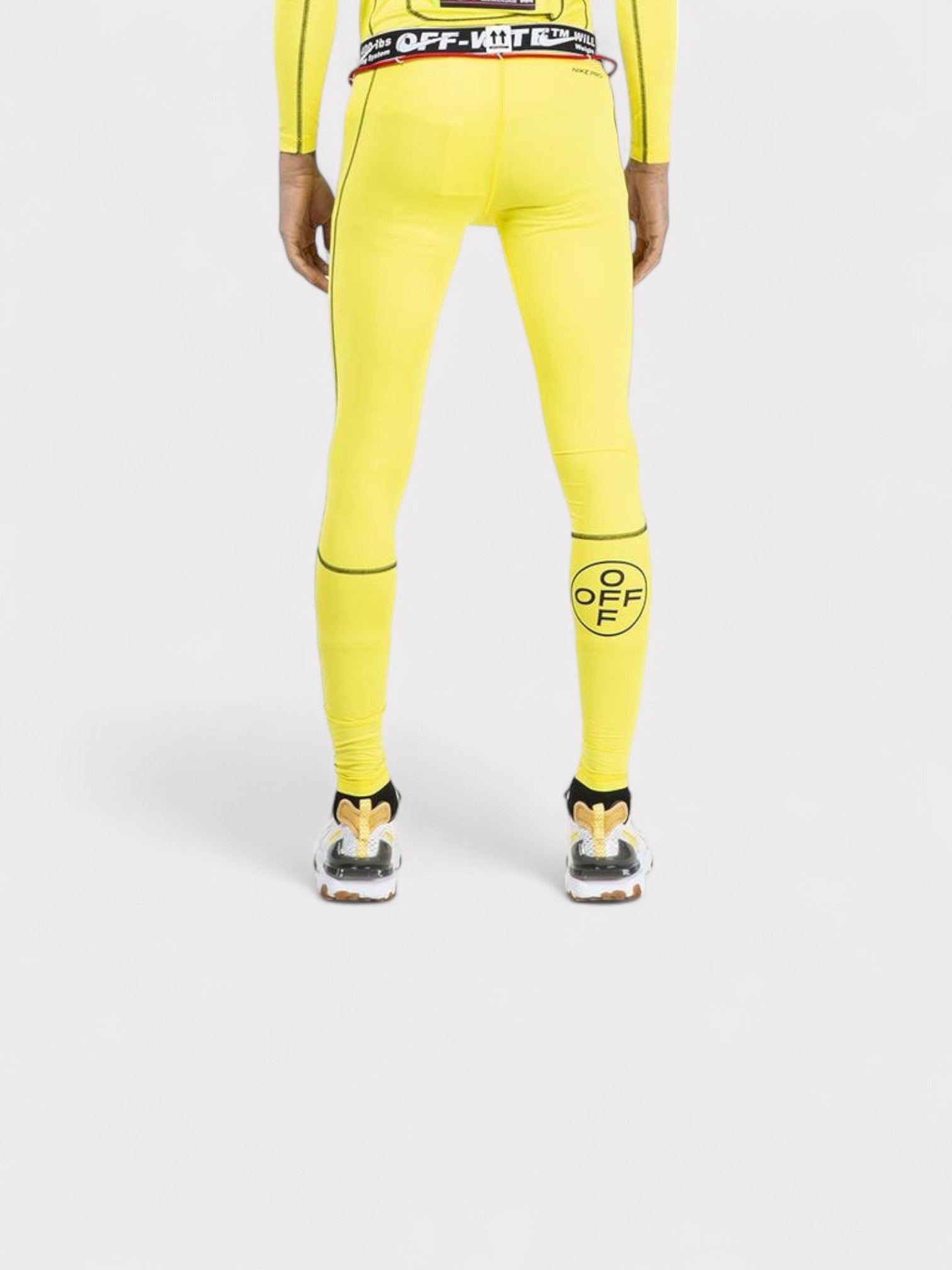 Nike x Off-White Pro Running Tights Opti Yellow