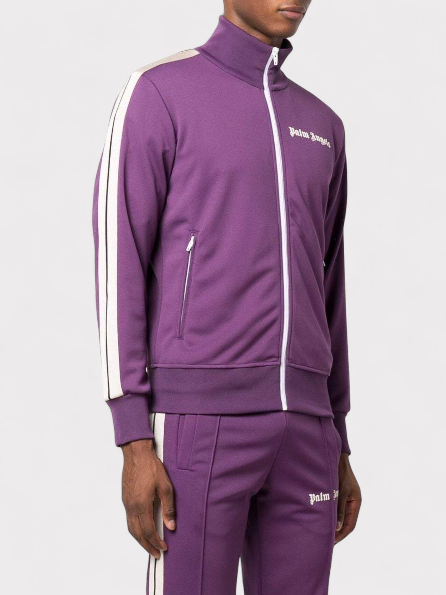 Palm Angels Classic Track Jacket Burgundy