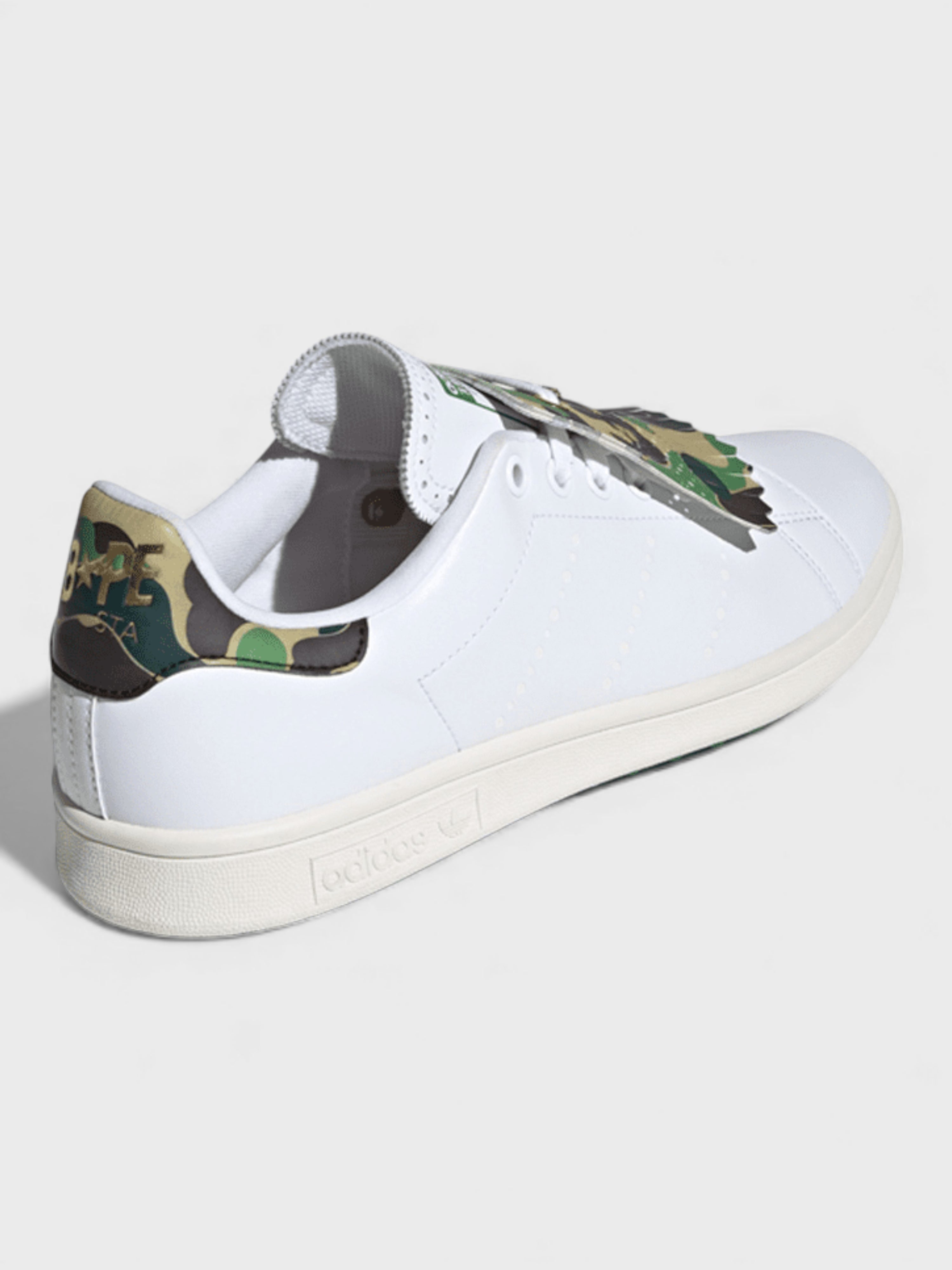 Adidas x BAPE Stan Smith Golf Sneakers White
