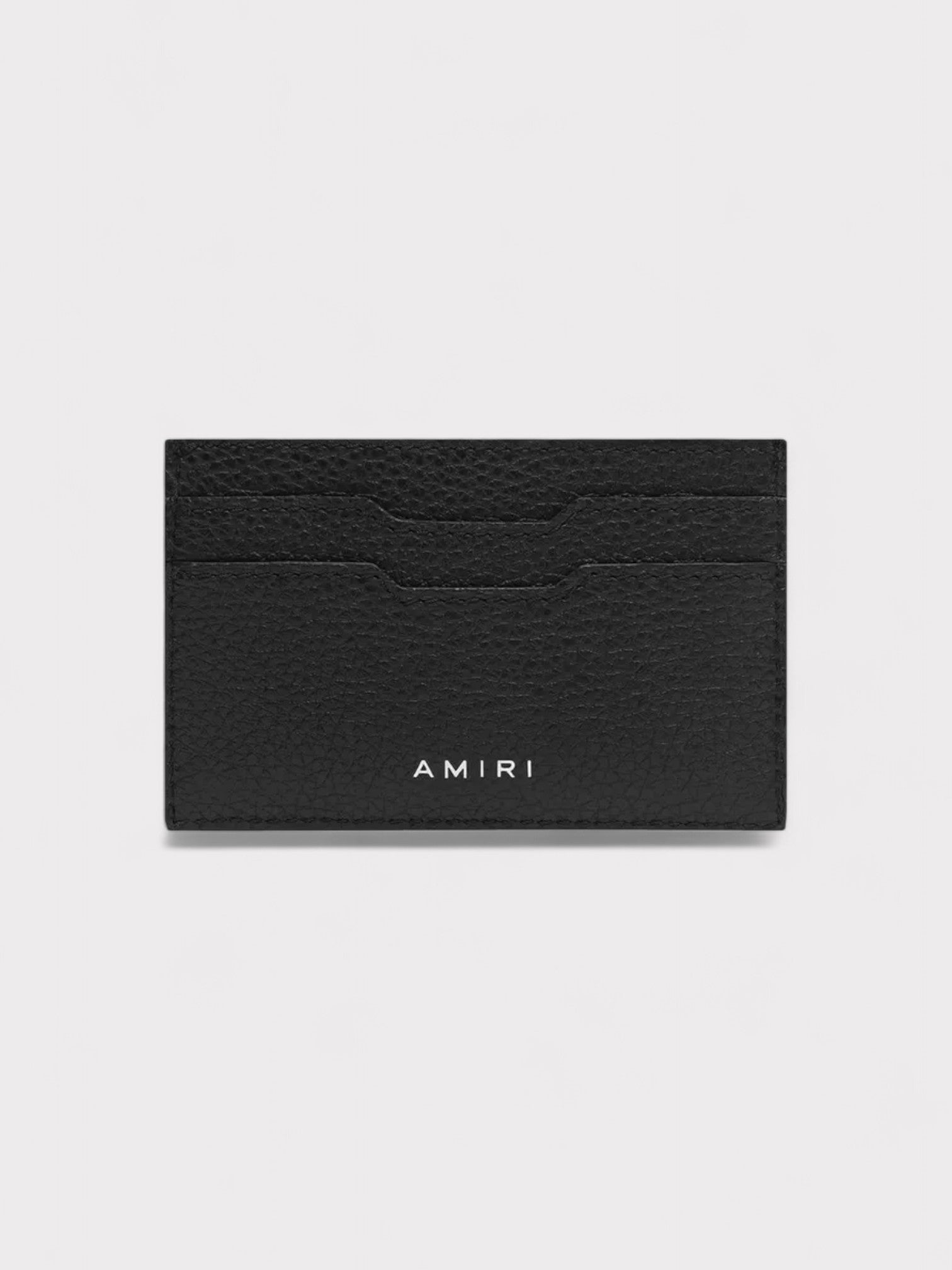 Amiri Iconic Embossed Leather Card Holder 'Black'