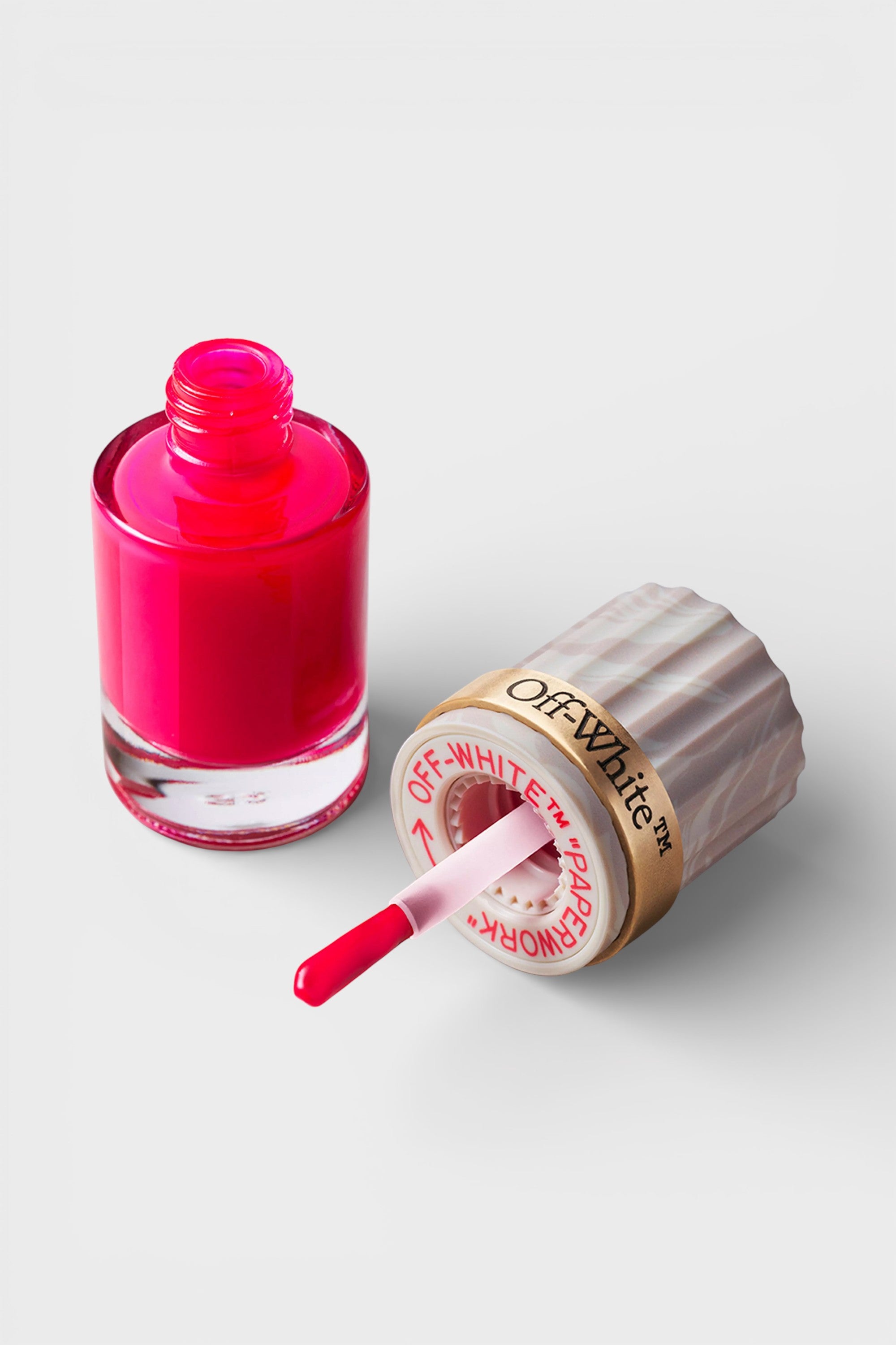 Off-White Nail Lacquer Dramatic High Shine Polish Pink 10ml